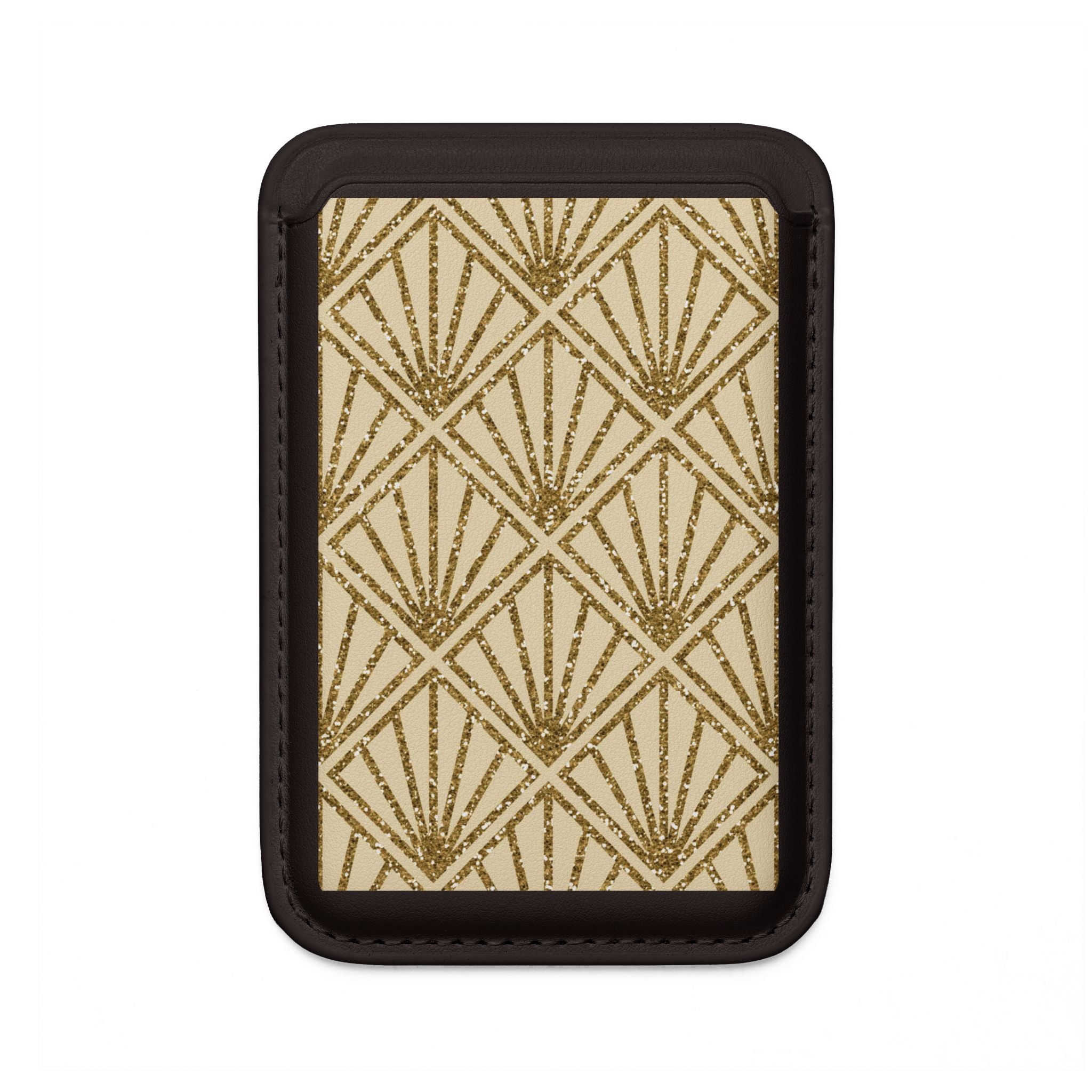 Golden Fan Sparkle Wallet – MagSafe Ready