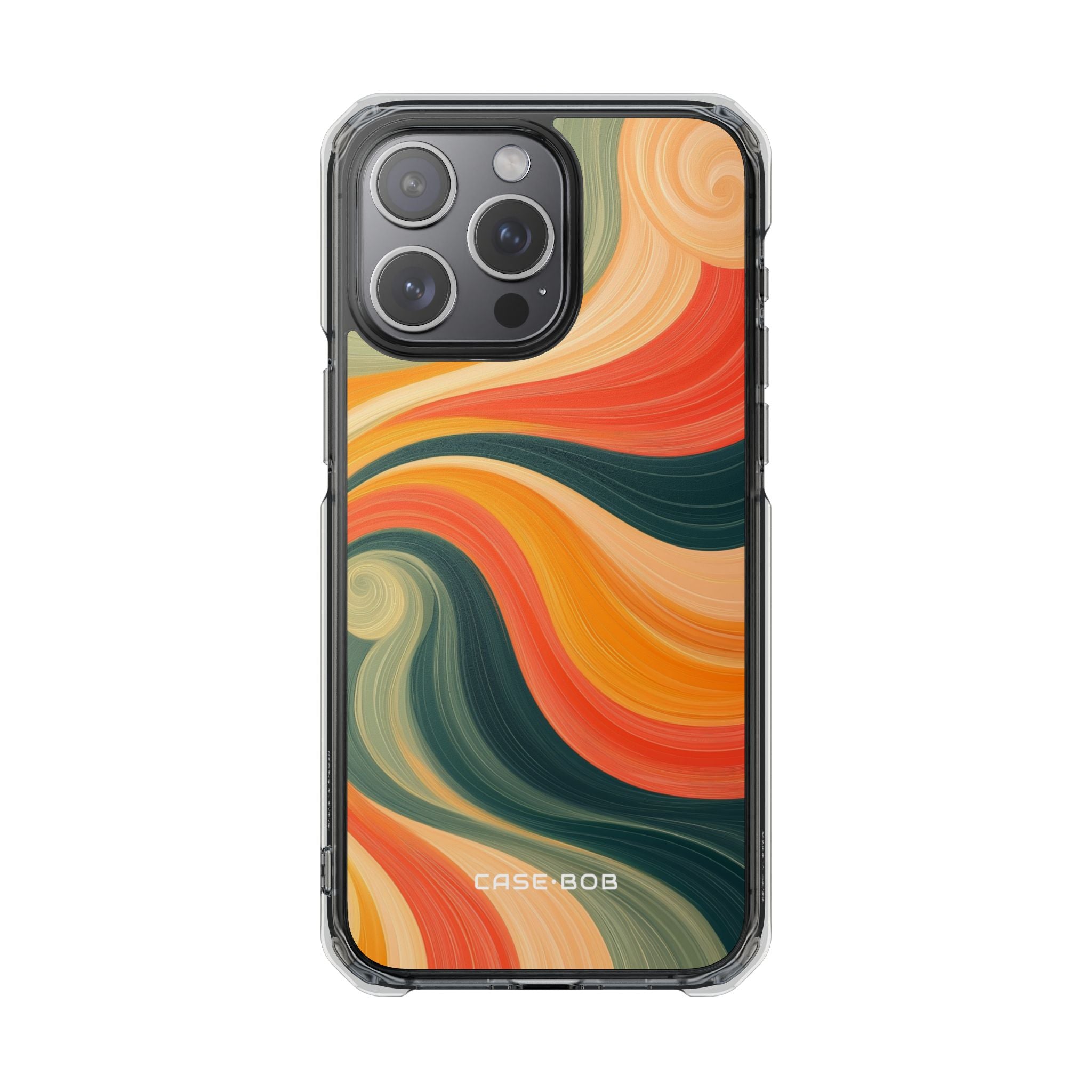 Swirling Ember iPhone 15 Pro Max Case - Impact