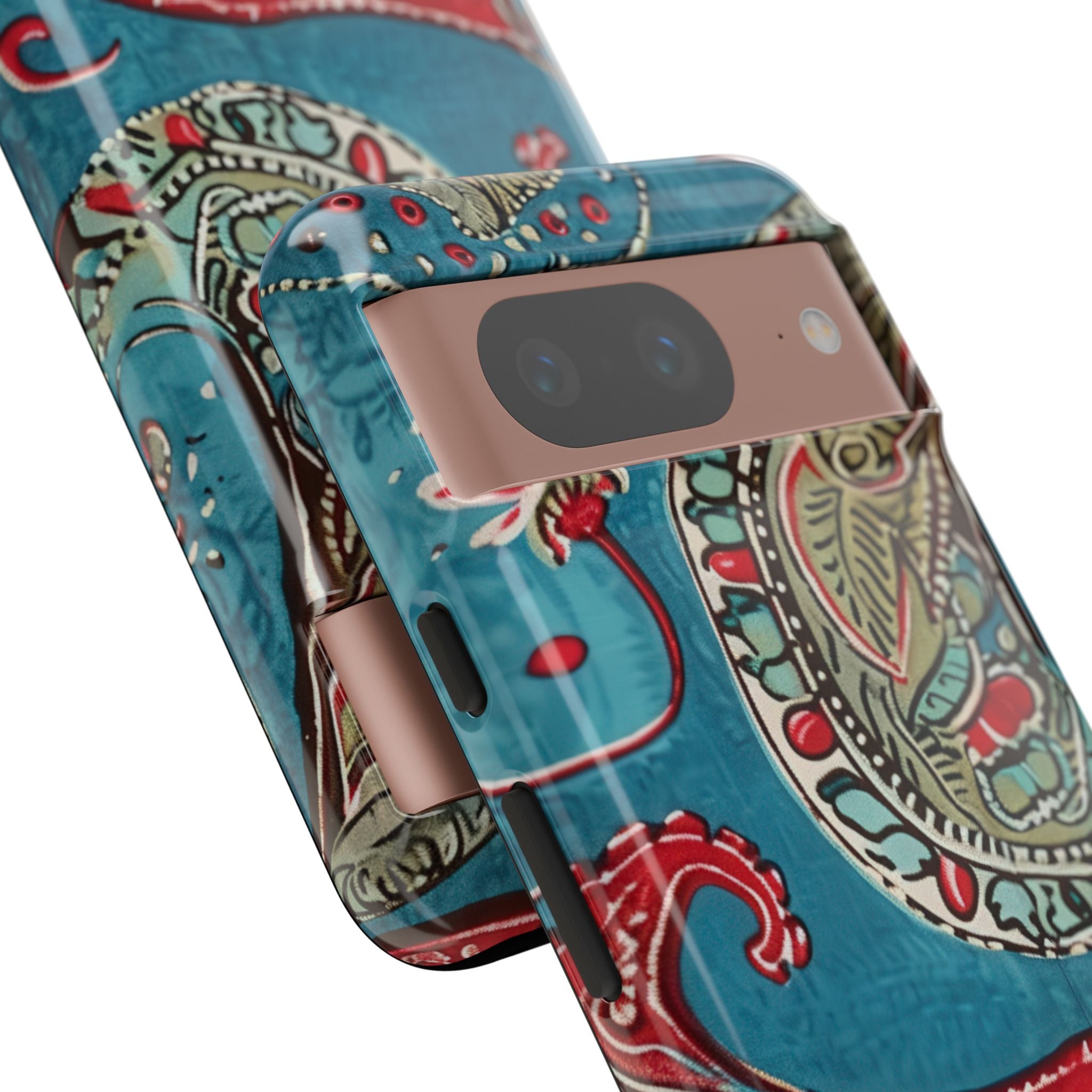 Paisley Floral Fusion Google Pixel 8 - Tough