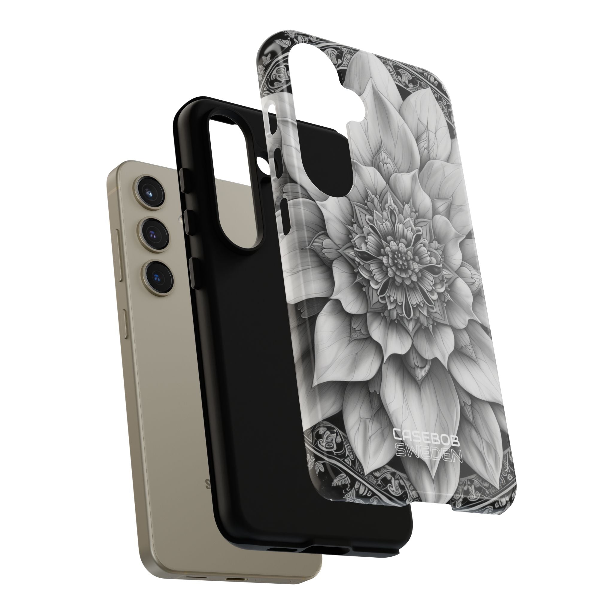 Cosmic Floral Mandala Samsung S24 - Tough
