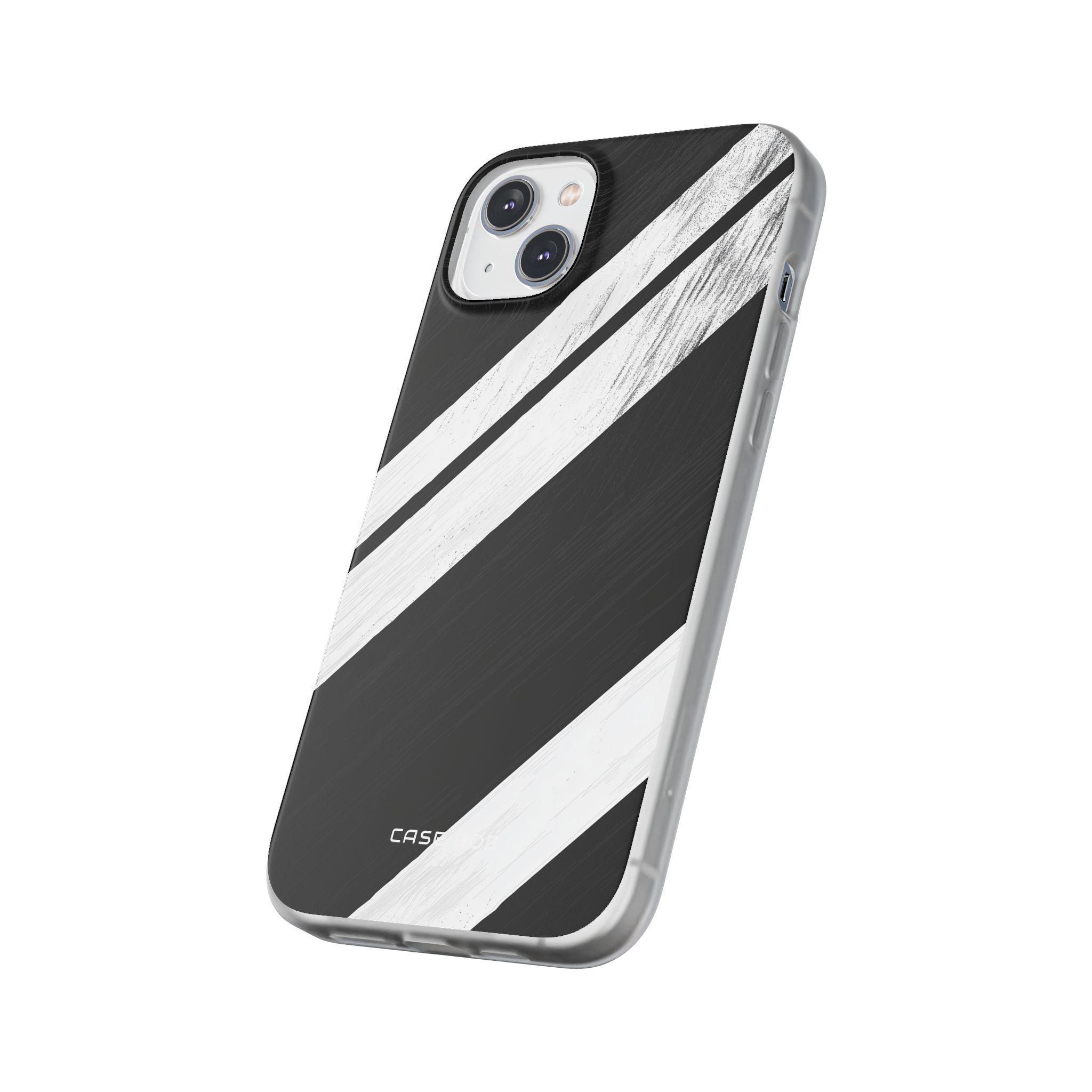 Distressed Stripe Motion iPhone 14 Plus Case - Soft