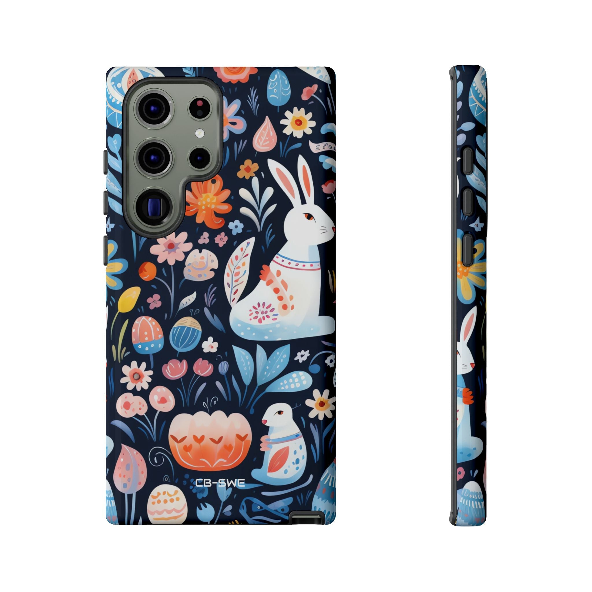 Bunnies Play Among Flowers - Samsung Case