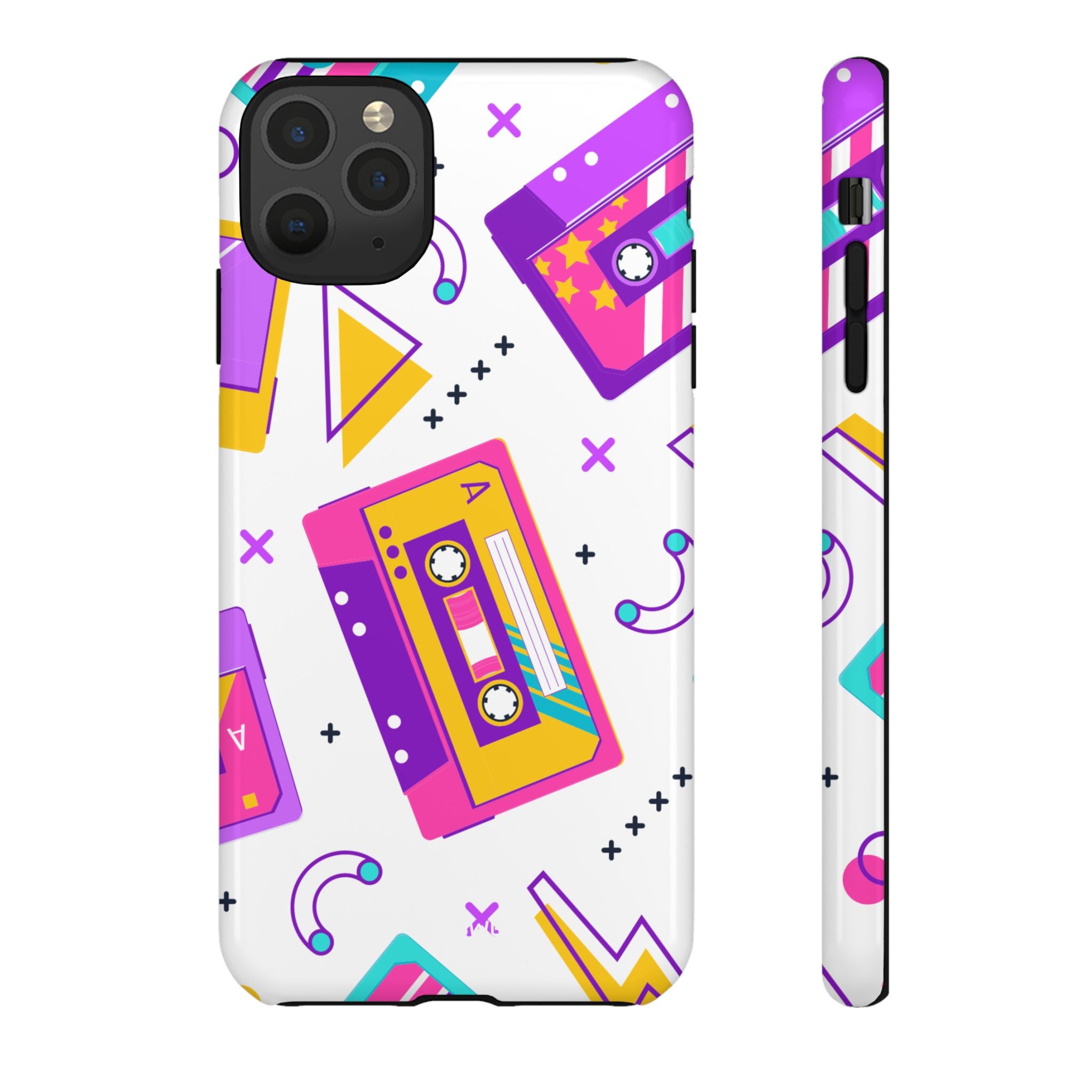 Retro Cassette Chaos - iPhone Case
