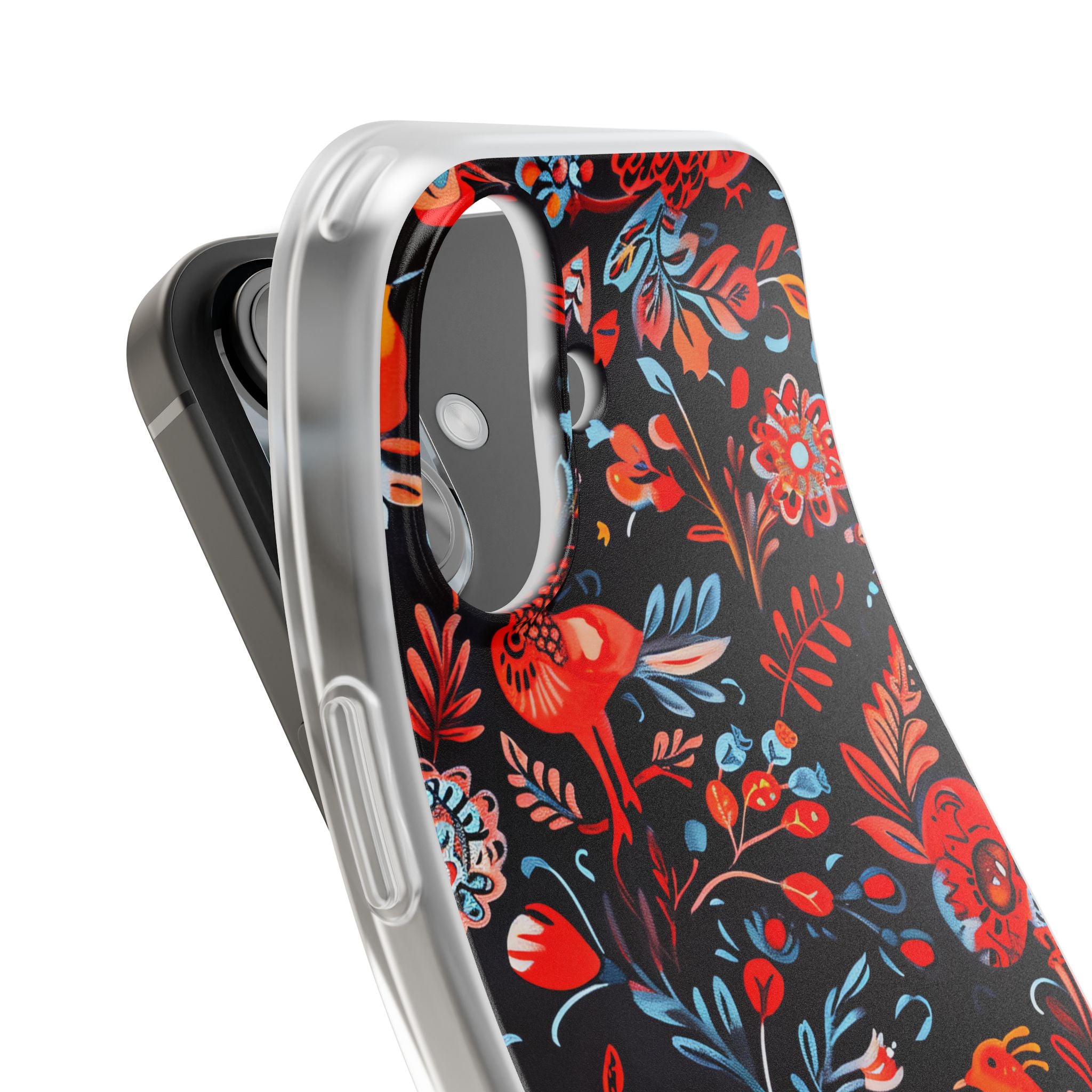 Vivid Birdscape iPhone 16 Case - Soft