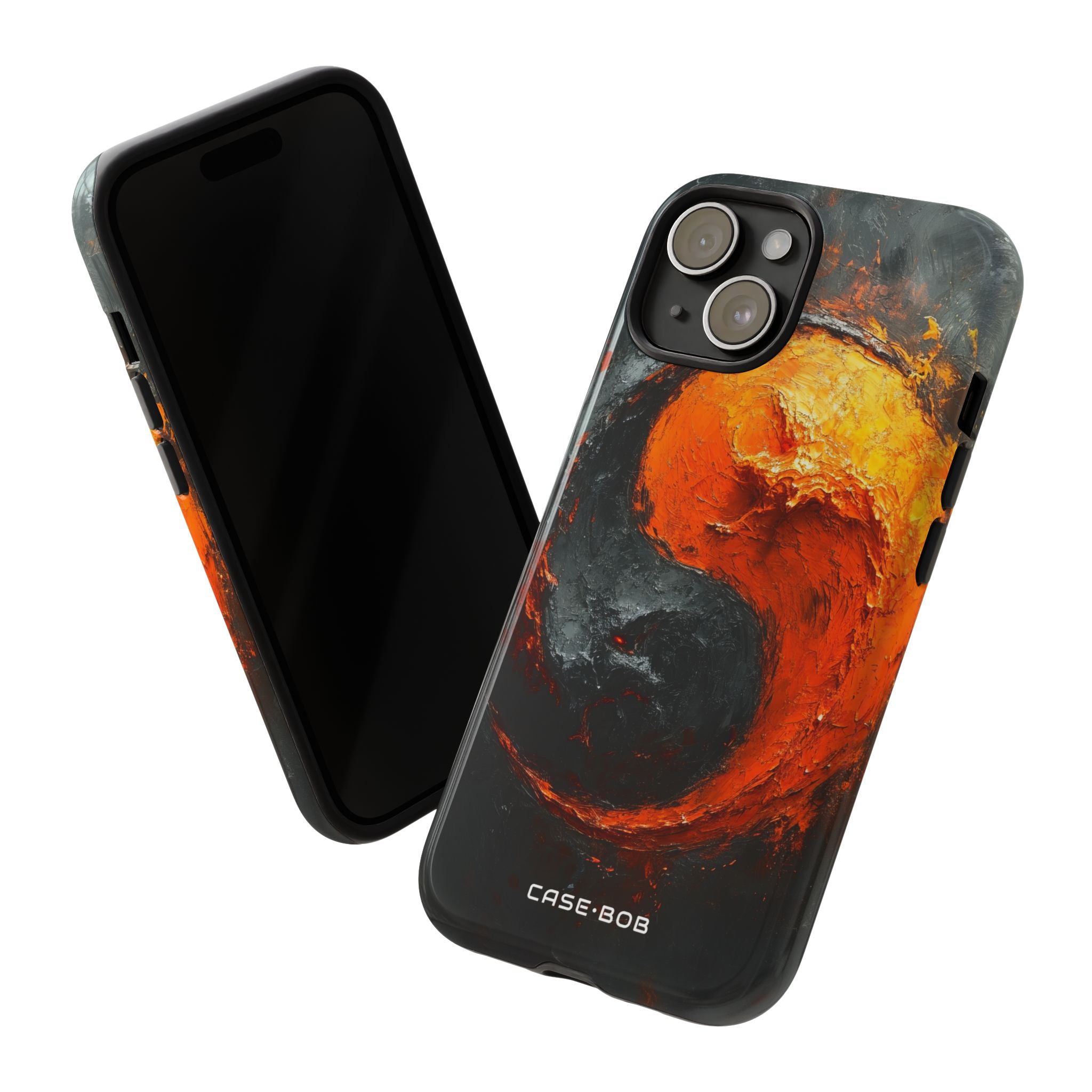 Molten Yin-Yang iPhone 15 Case - Tough