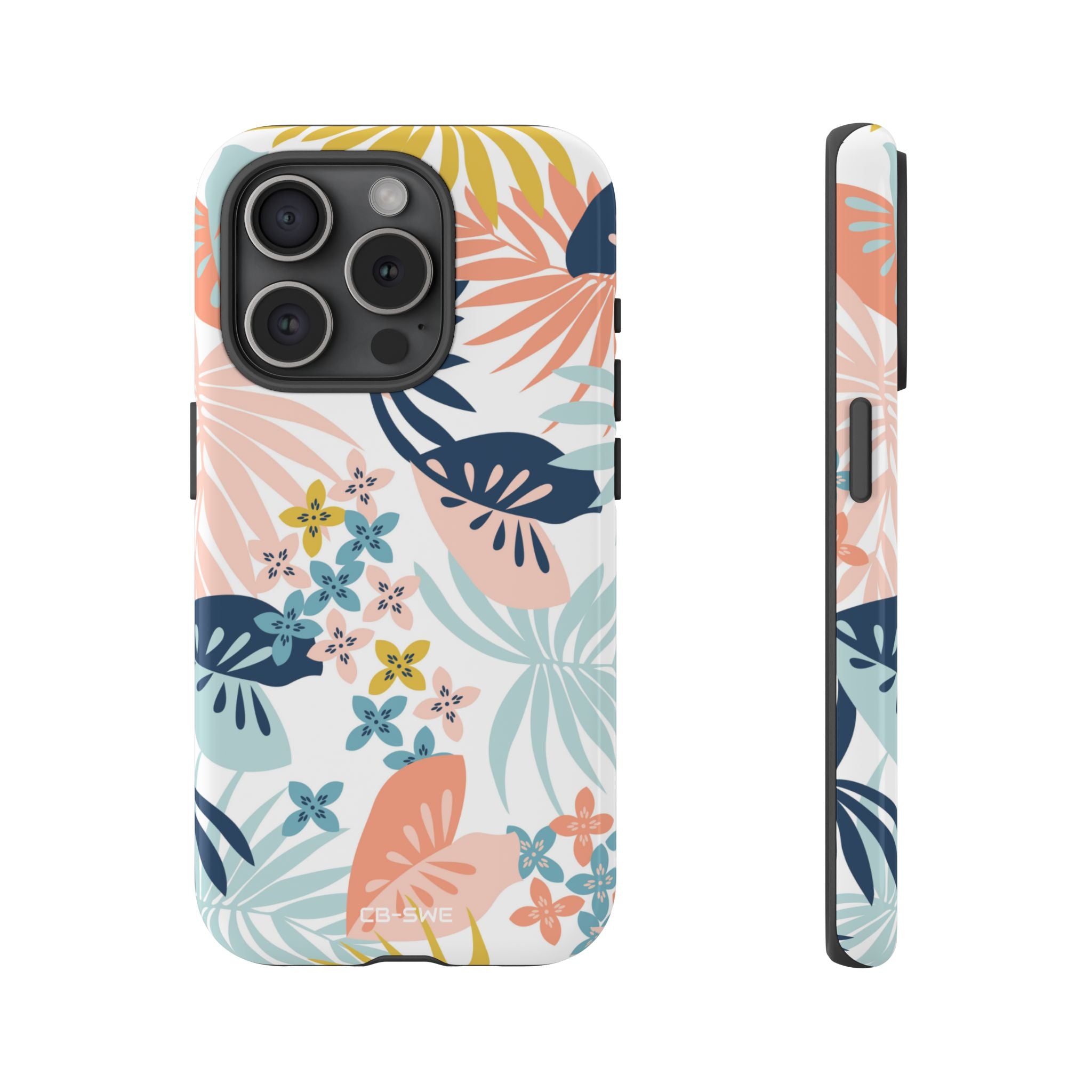Tropical Foliage Blooms - iPhone Case