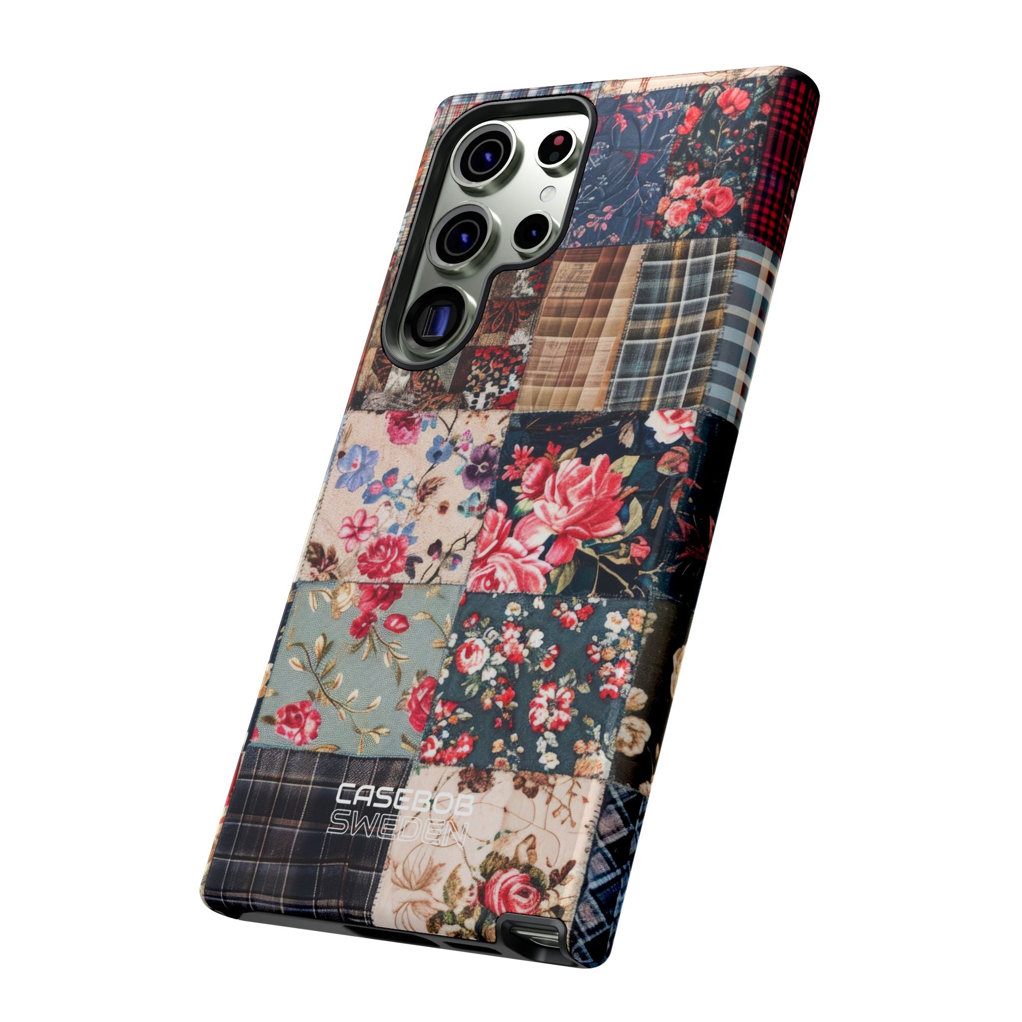 Trapunta patchwork floreale Samsung S23 - Tough