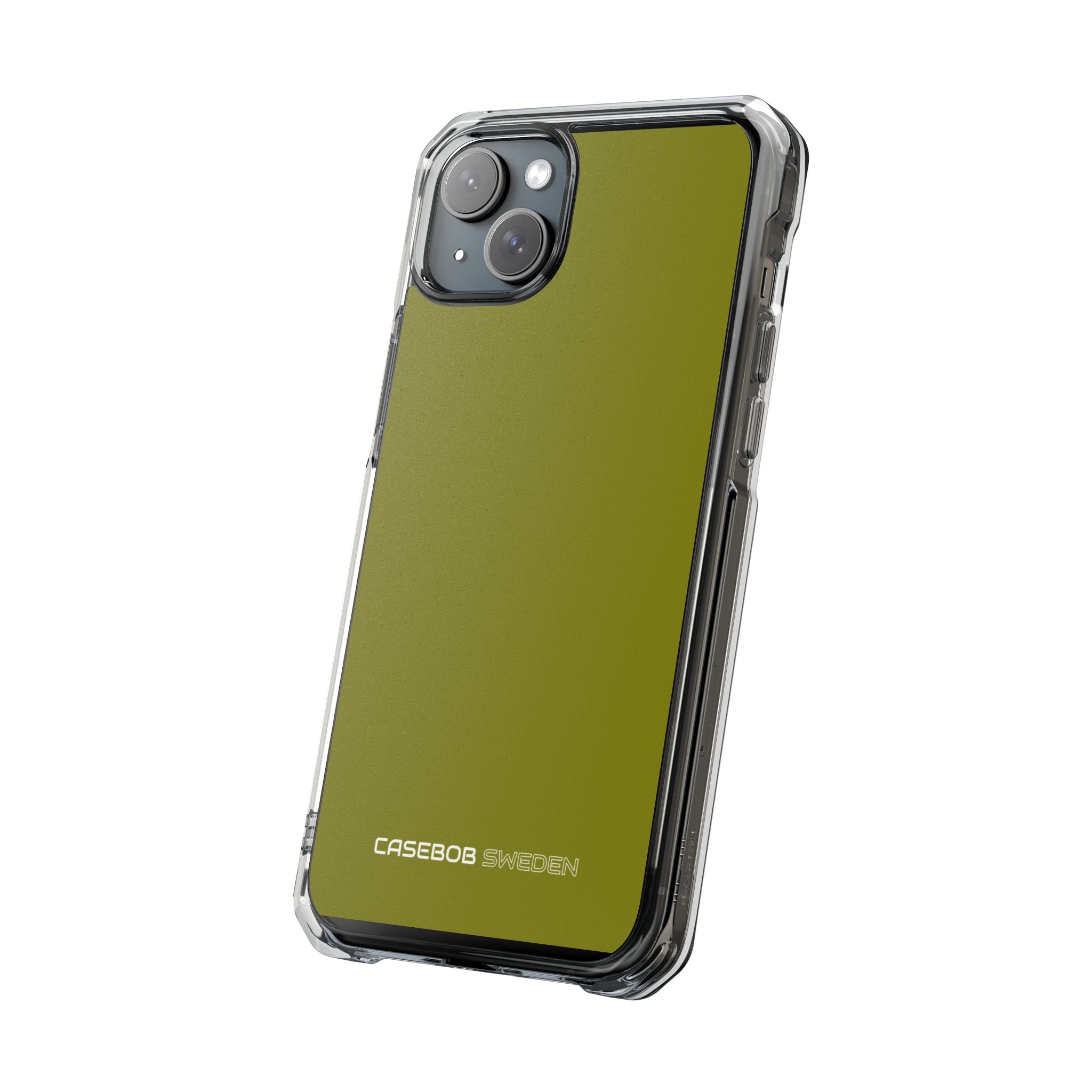 Olive Green iPhone 15 - Impact Clear+