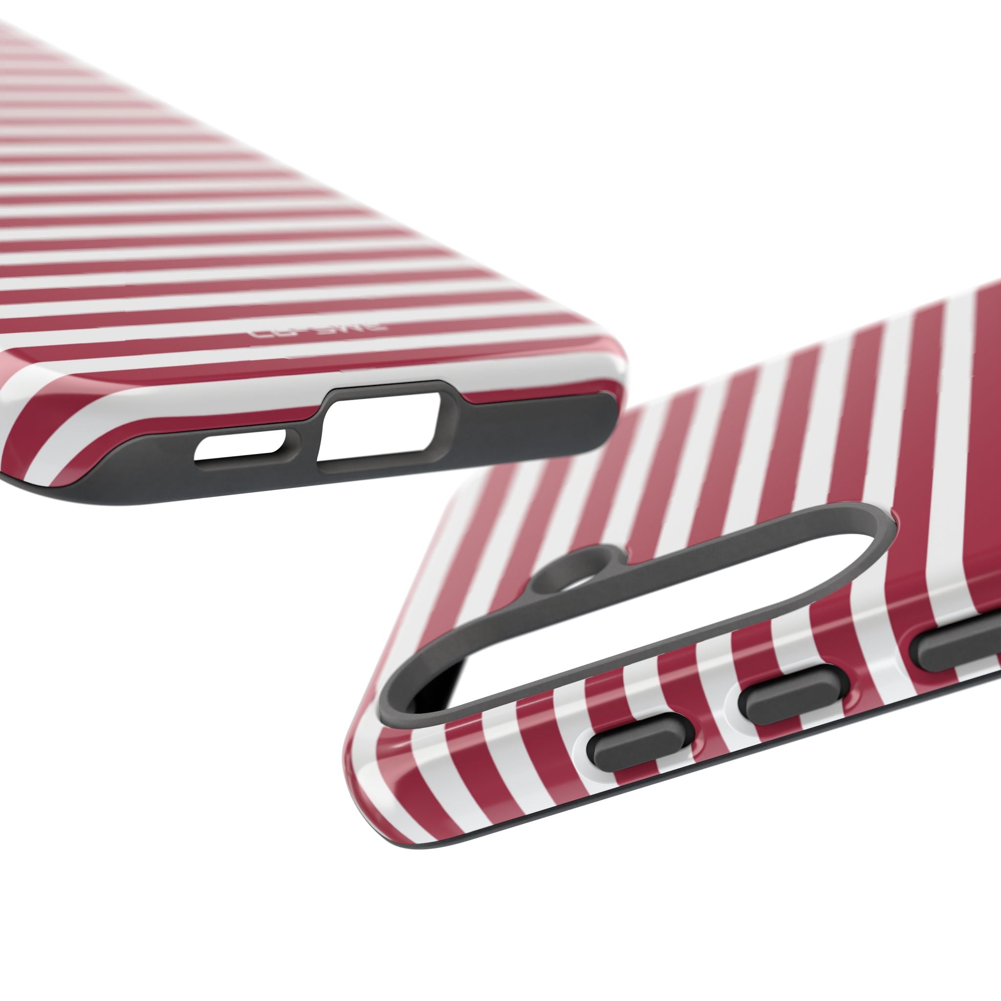 Crimson Stripes Flow - Samsung Case