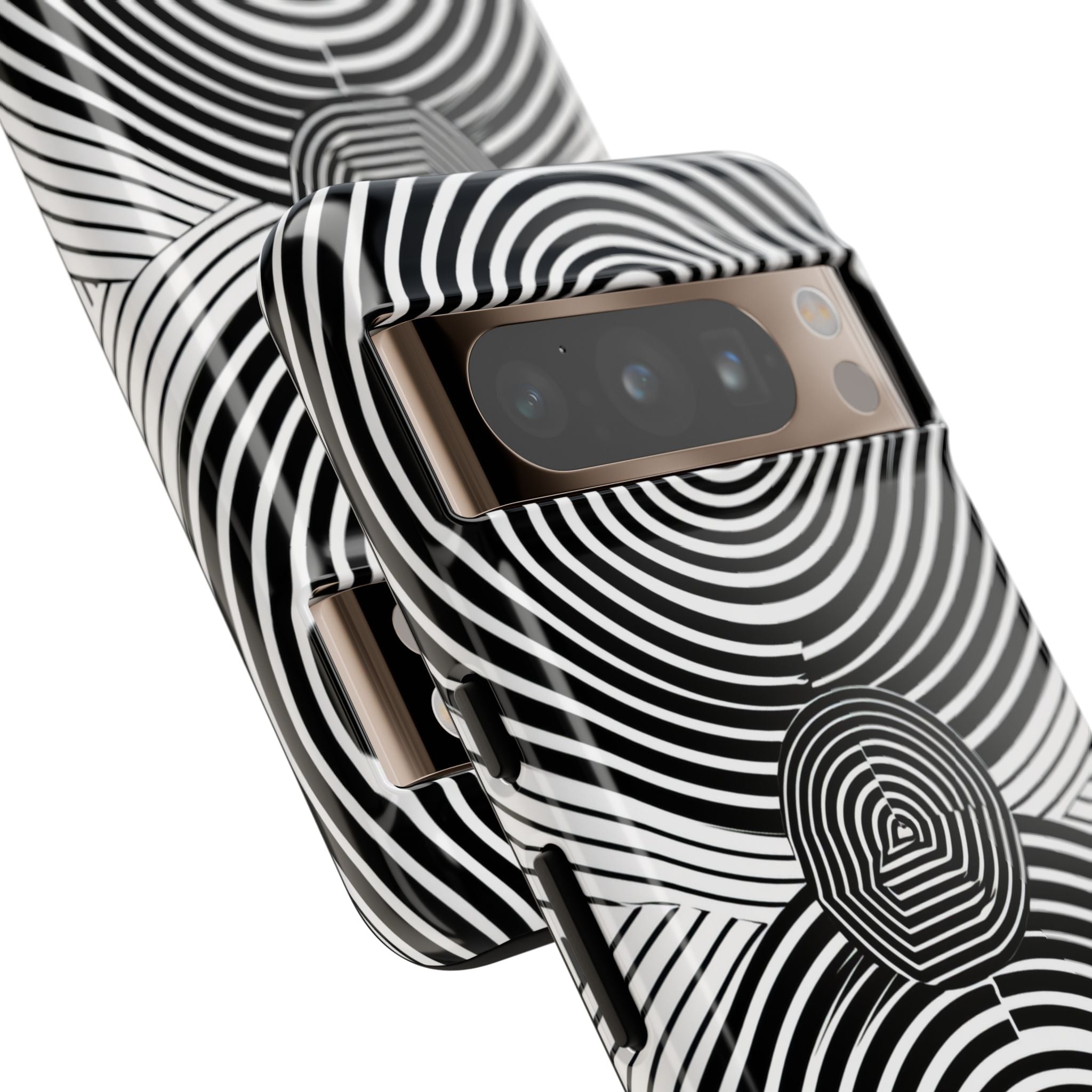 Monochrome Spiral Motion Google Pixel 8 - Tough
