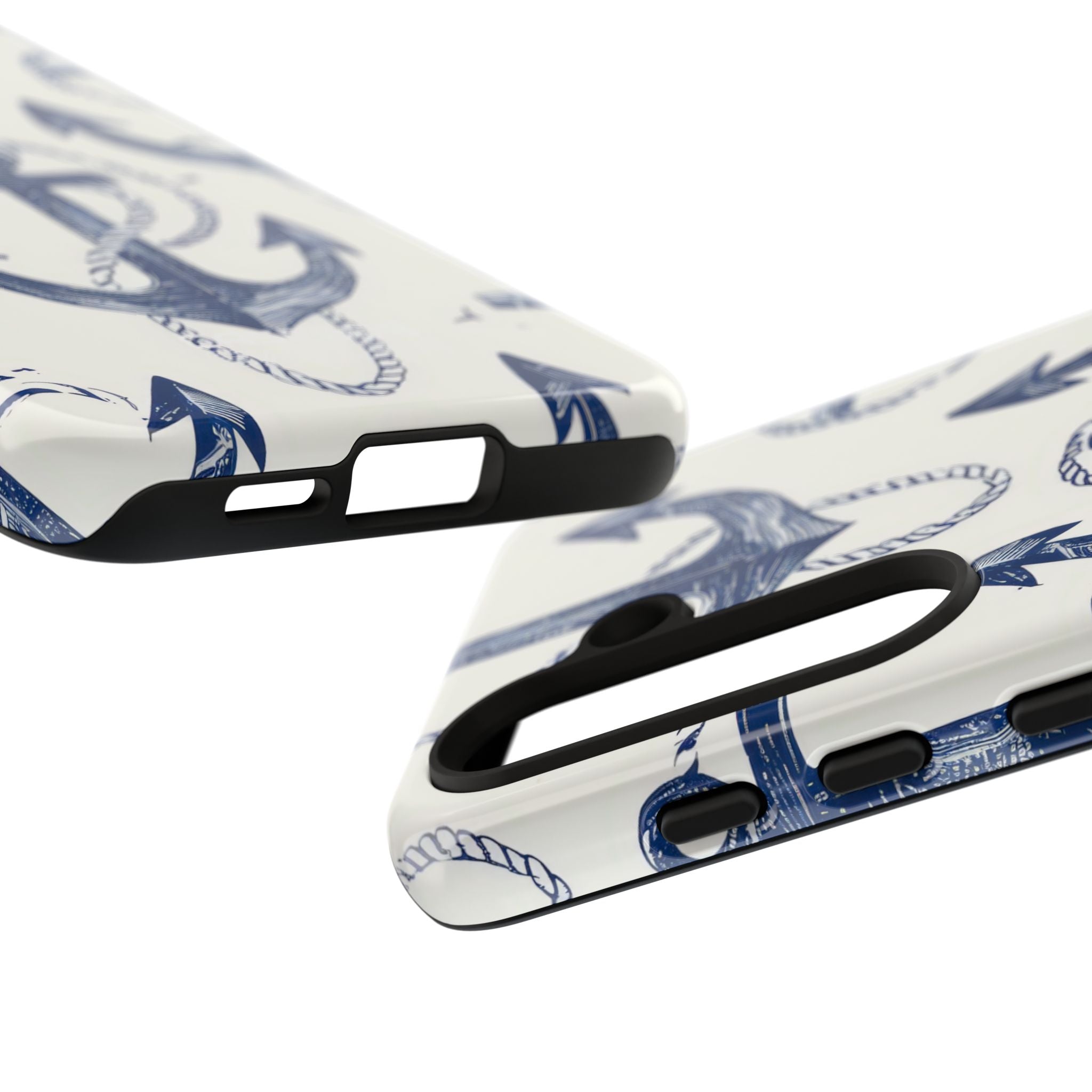 Arazzo con ancora blu navy Samsung S24 - Tough