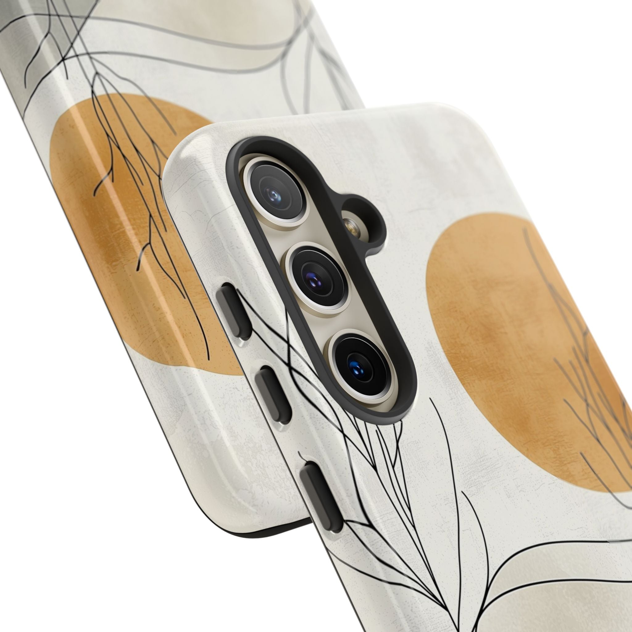 Orange Halo Samsung S24 Case - Tough