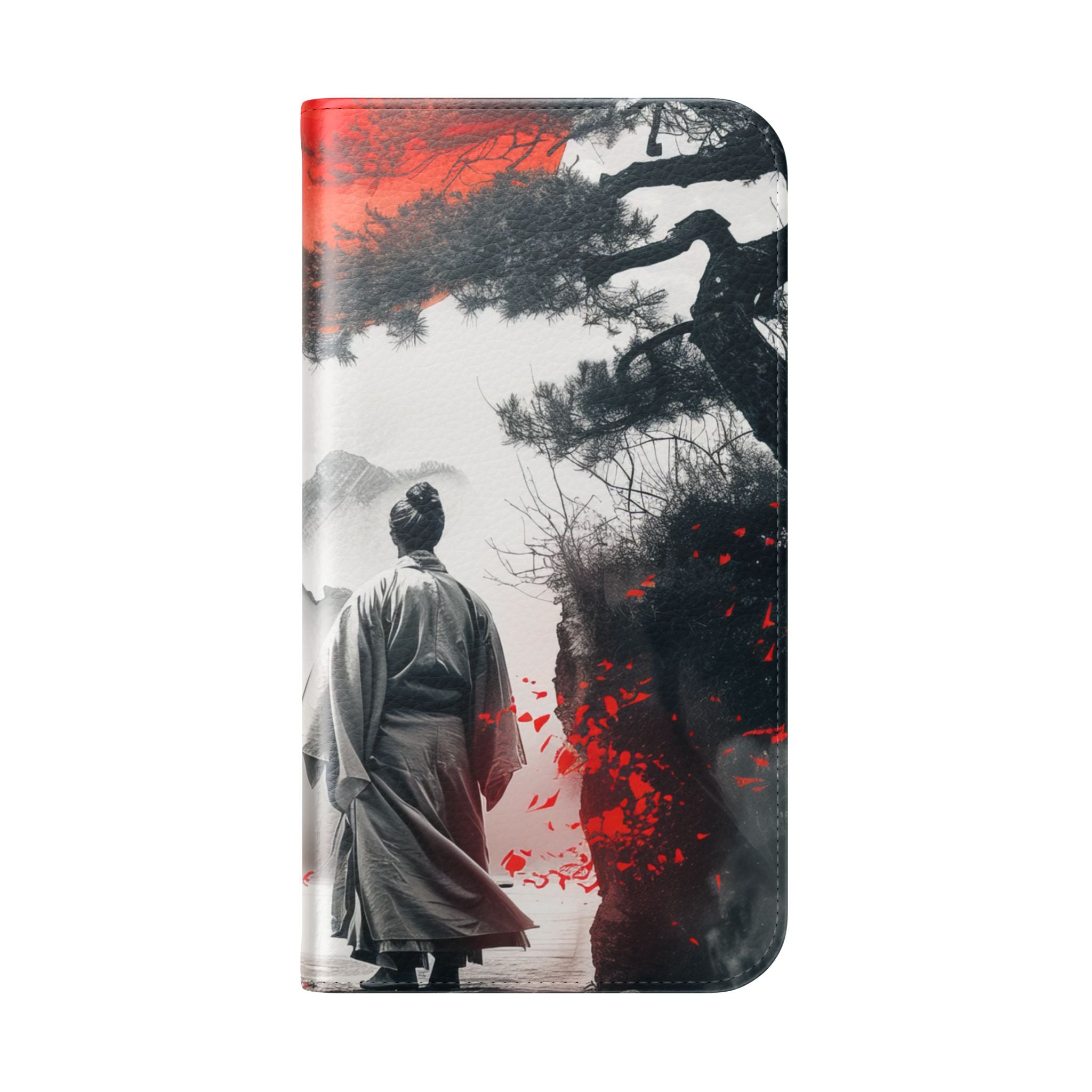 Red Sun Serenity - iPhone 16 Pro Case - Wallet