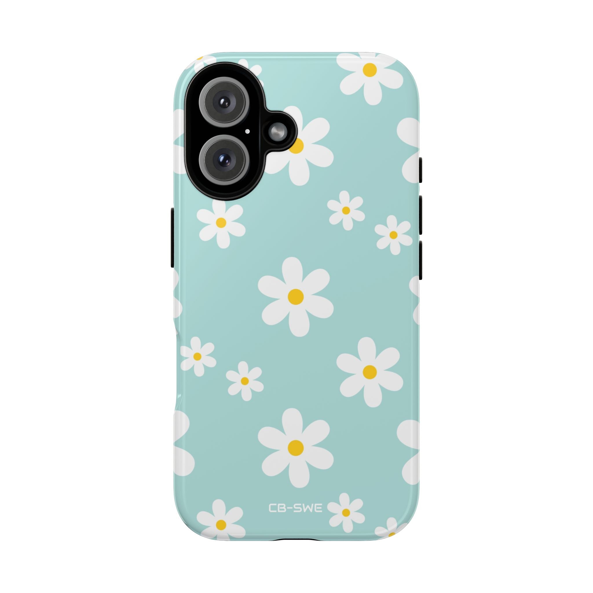 Daisies On Blue - iPhone Case