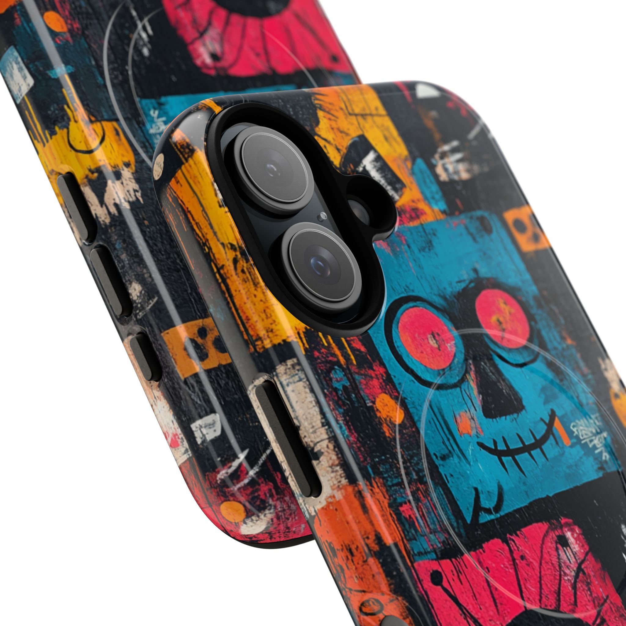 Blue Stitch Smile iPhone 16 Case - Tough+