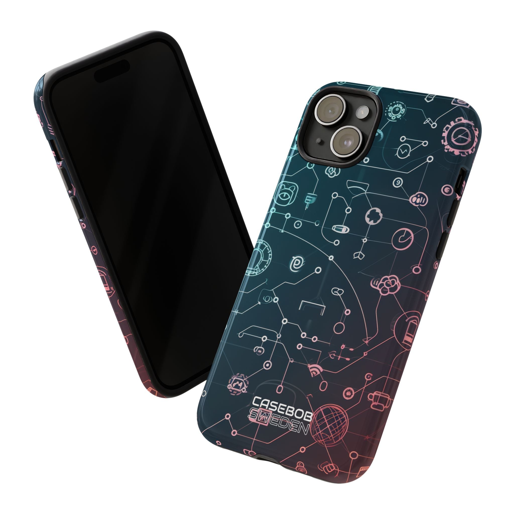 Digital Circuit Flow iPhone 15 - Tough
