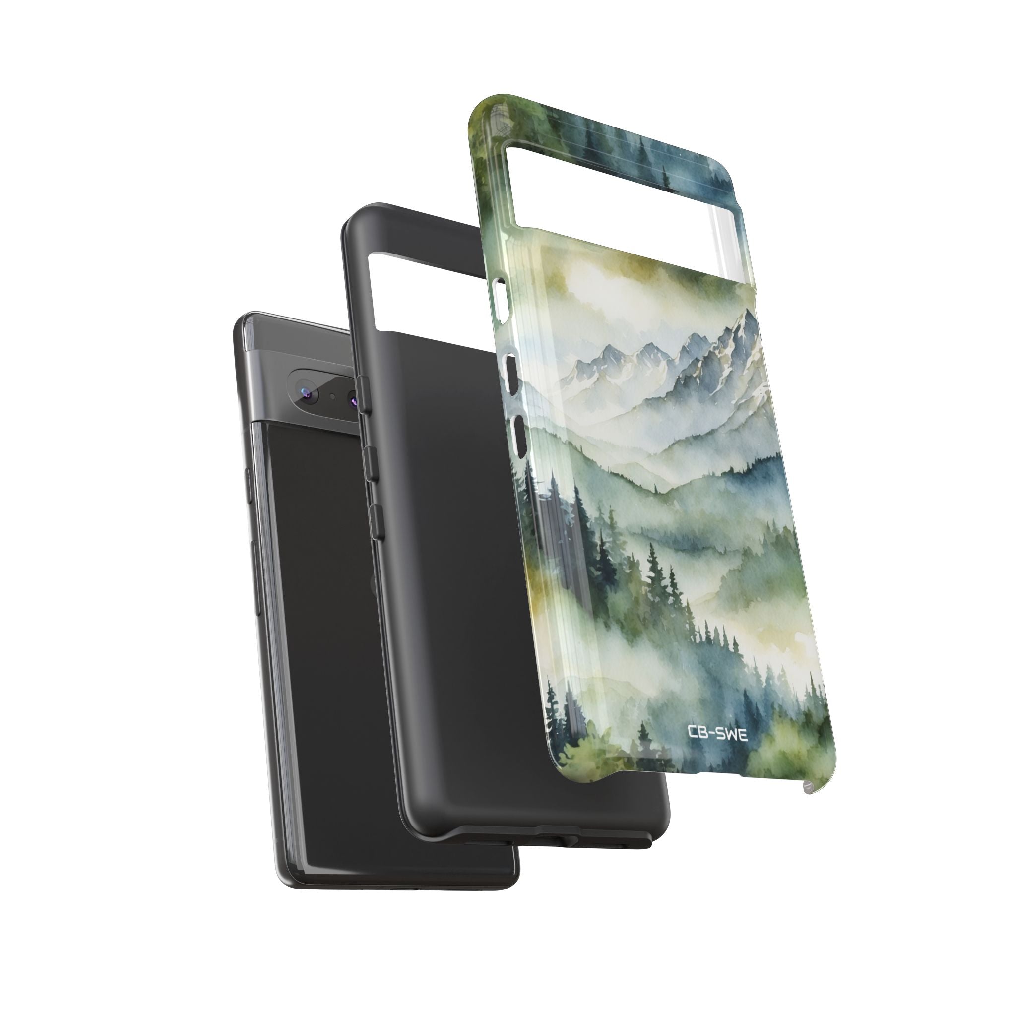 Misty Peaks Emerge - Google Pixel Case