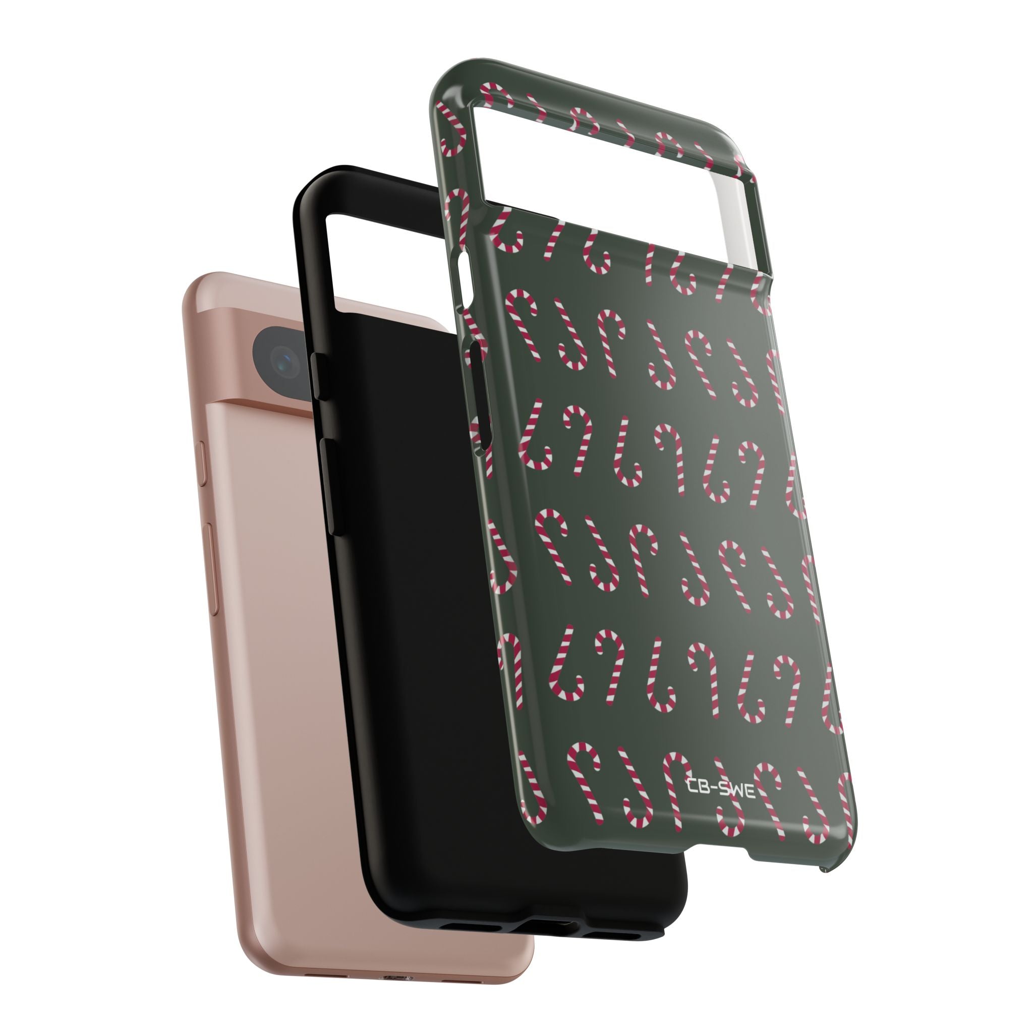 Candy Canes Aligned - Google Pixel Case
