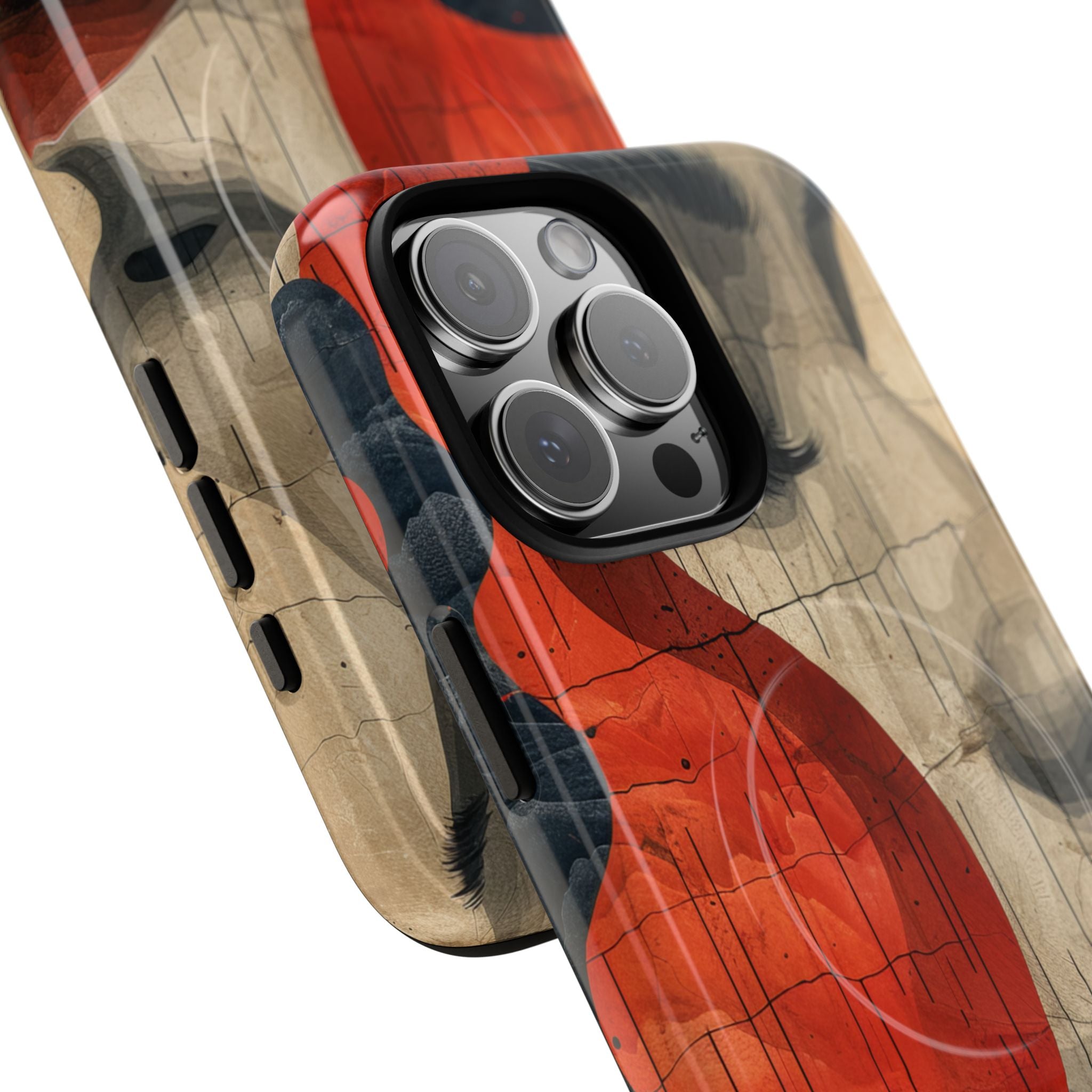Crimson Flow Profile iPhone 16 - Tough+
