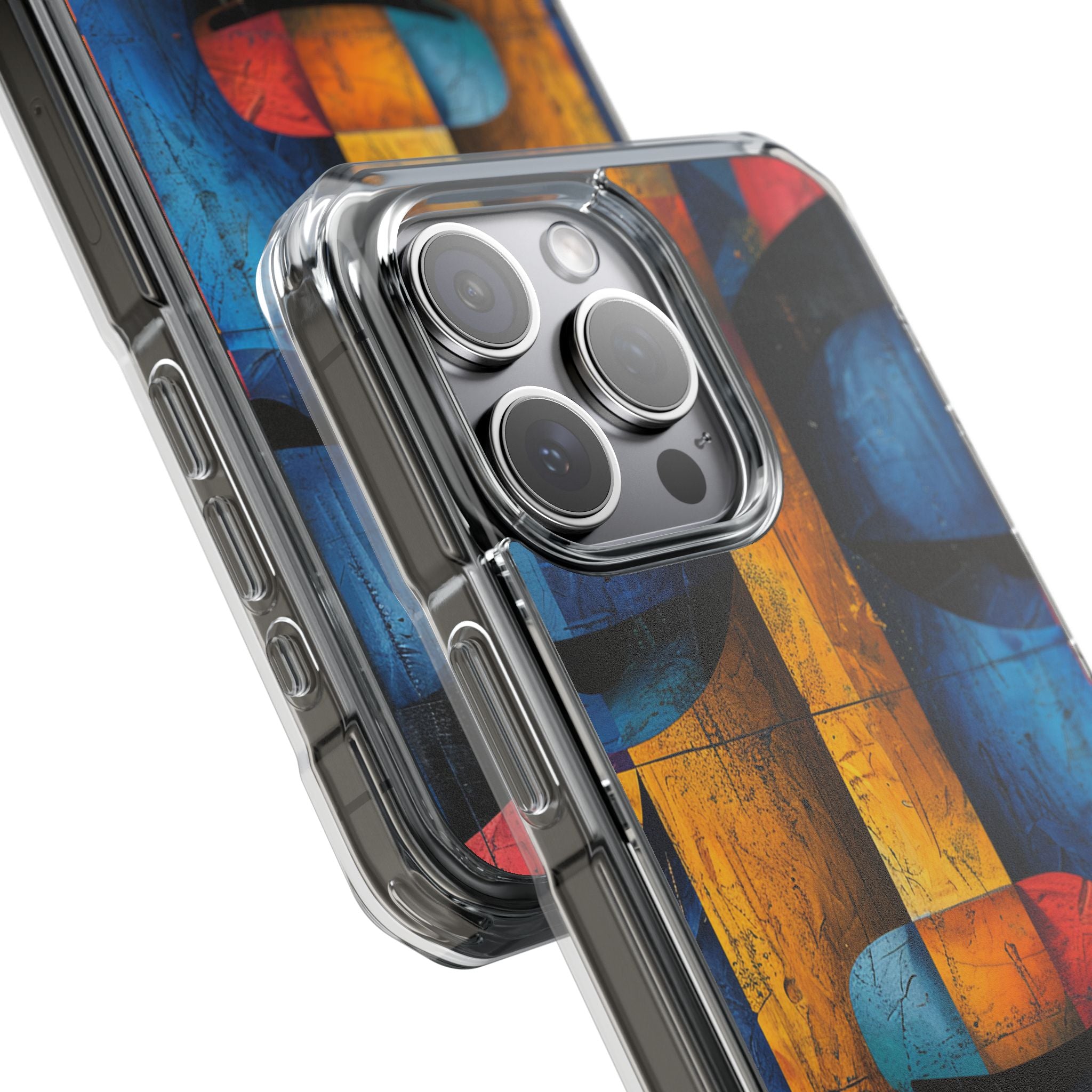 Geometric Face Fusion iPhone 15 - Impact Clear+