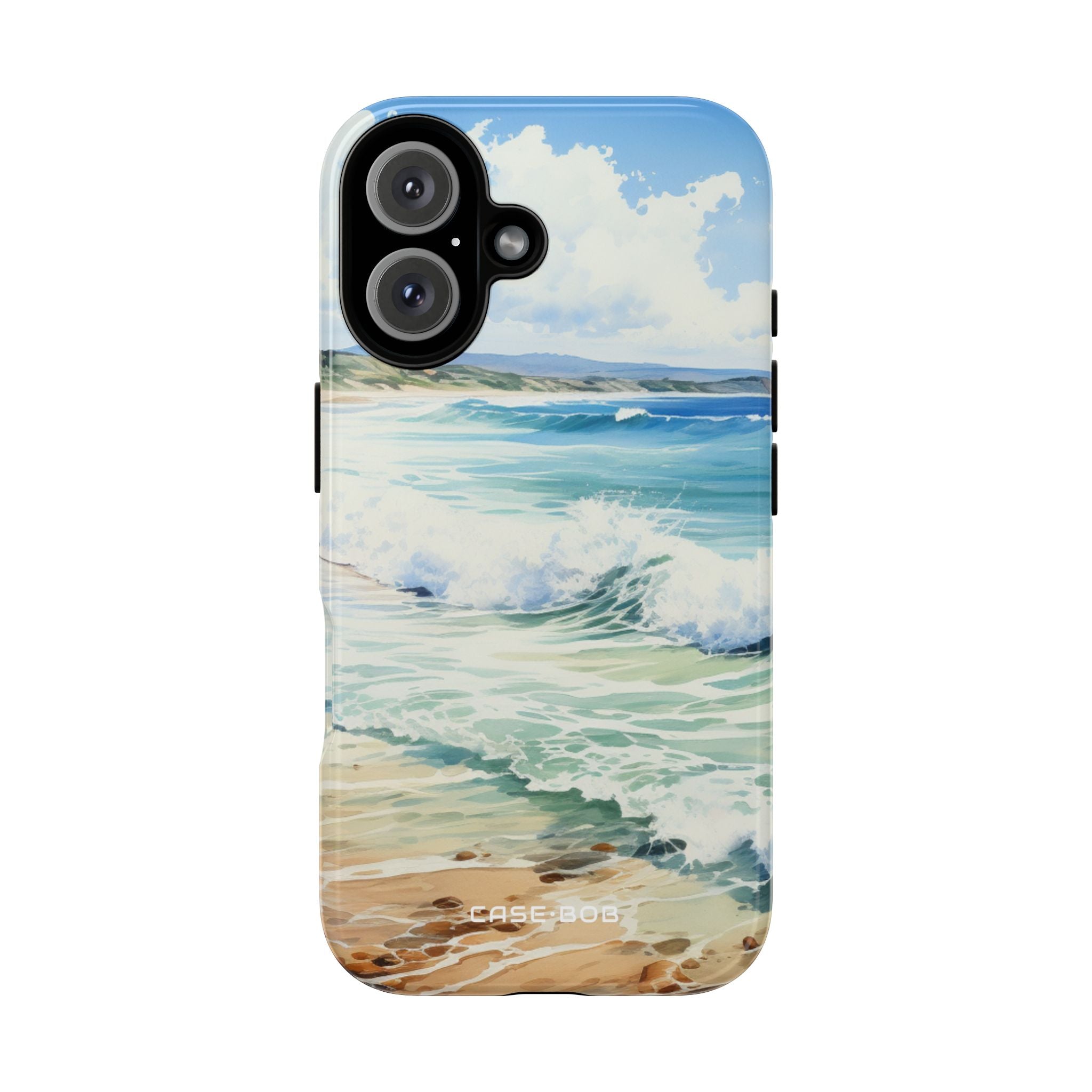 Foamy Wave Breeze iPhone 16 Case - Tough