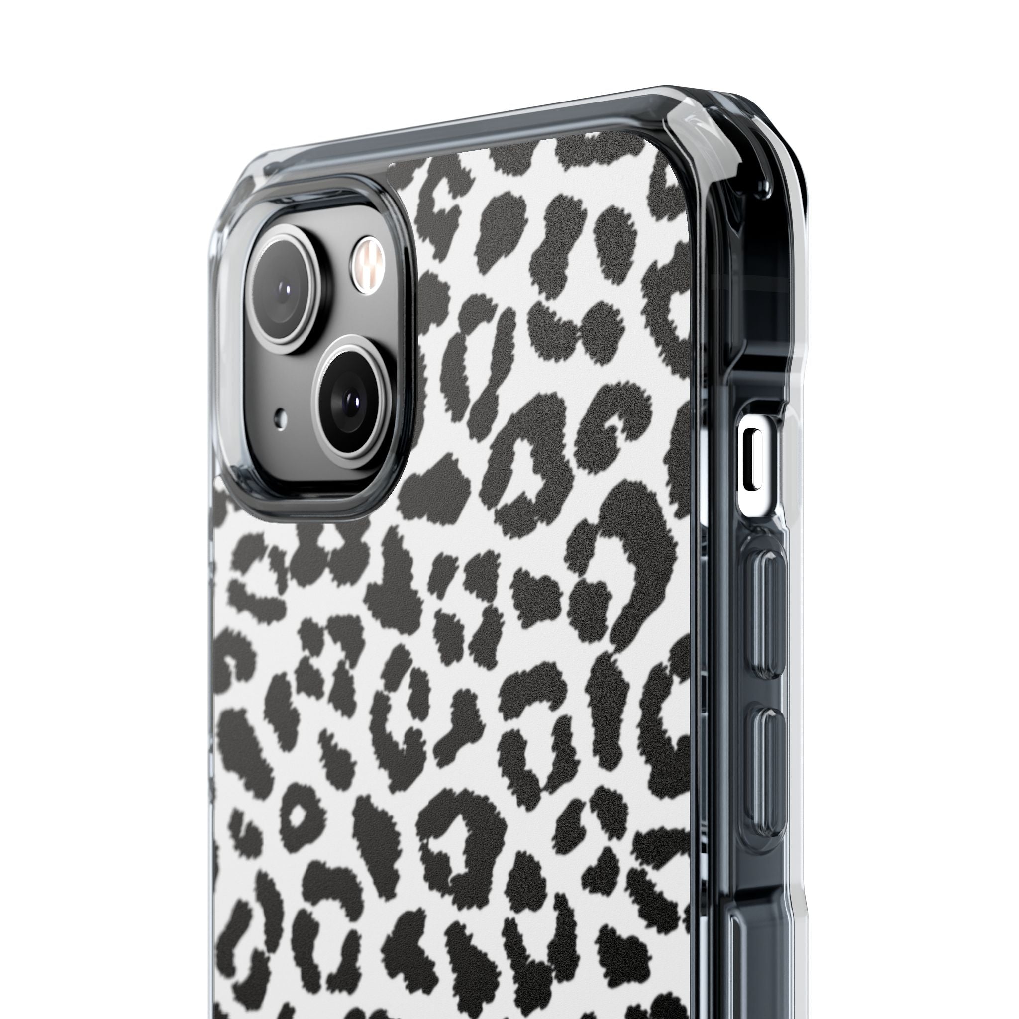 Monochrome Leopard Essence iPhone Case - Impact