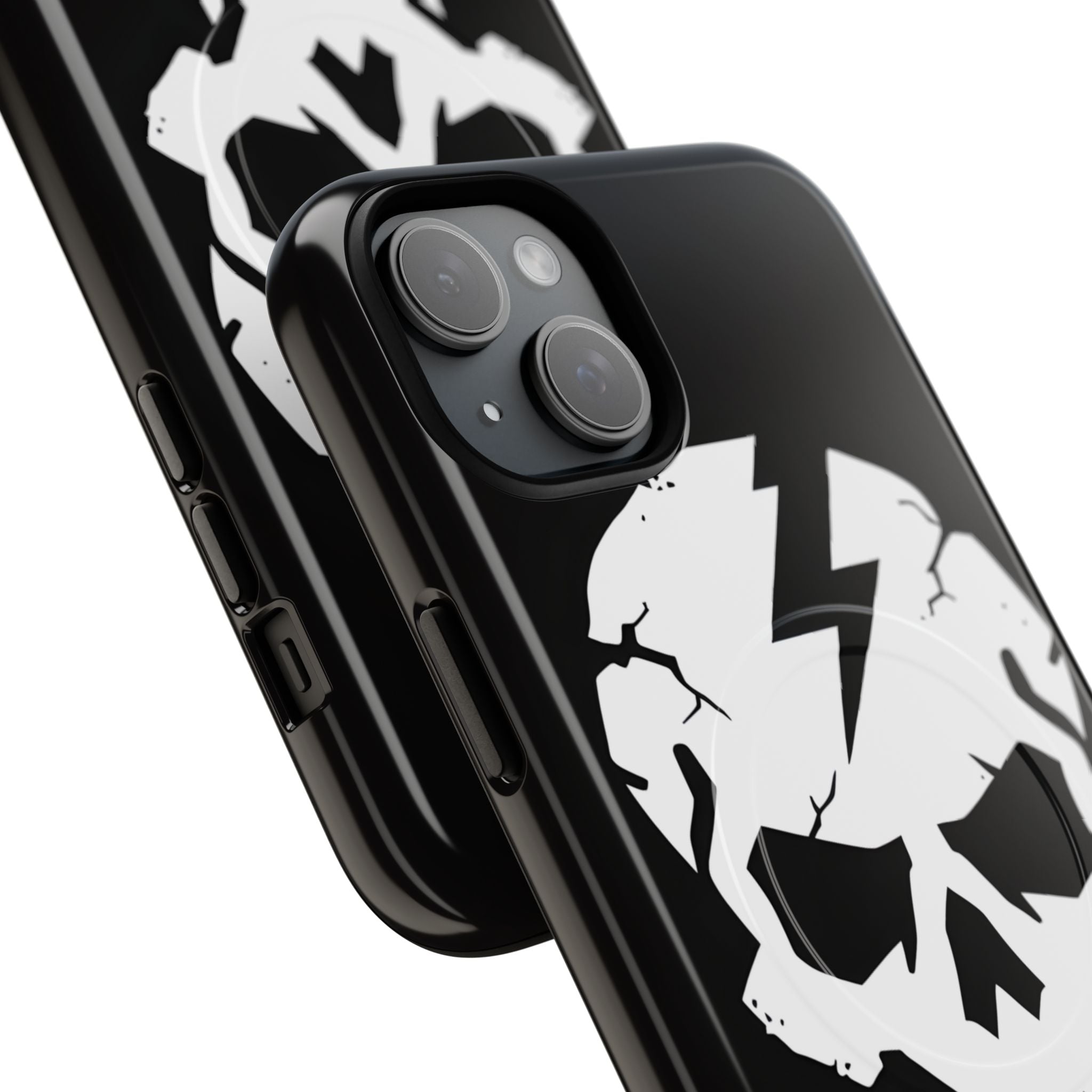 Lightning Skull iPhone 15 Plus Case - Tough+