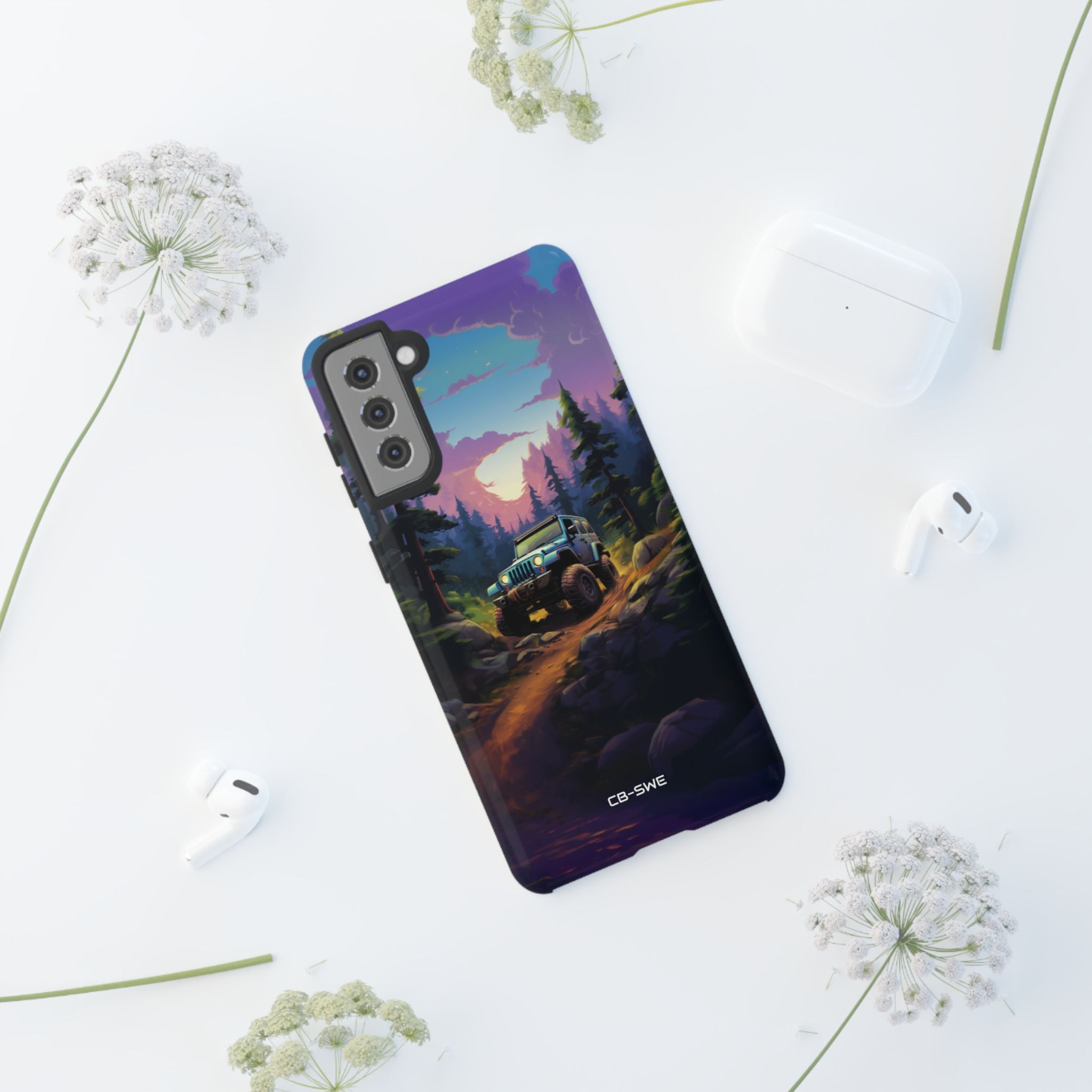 Sunset Forest Drive - Samsung Case