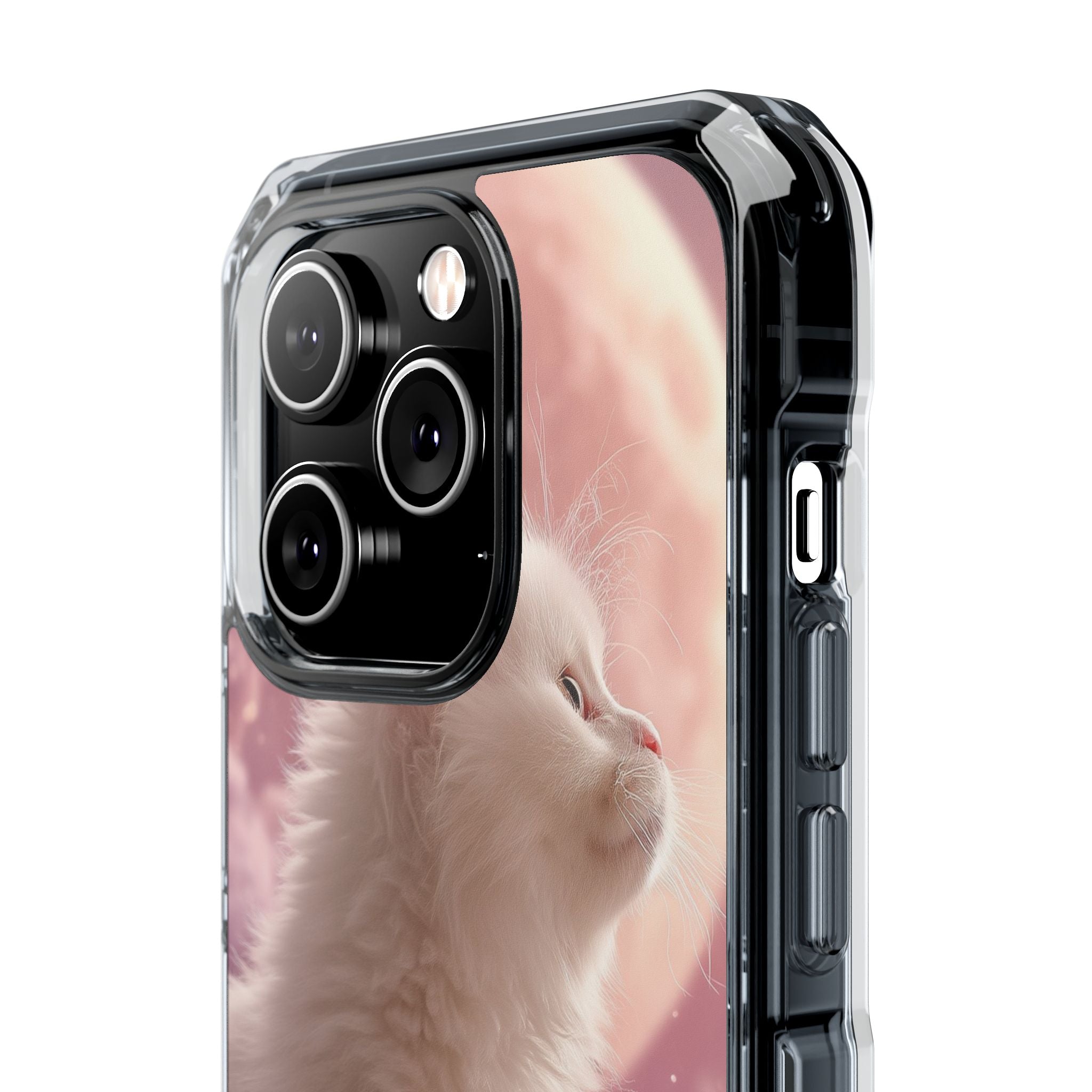 Lunar Cat Soars iPhone Case - Impact