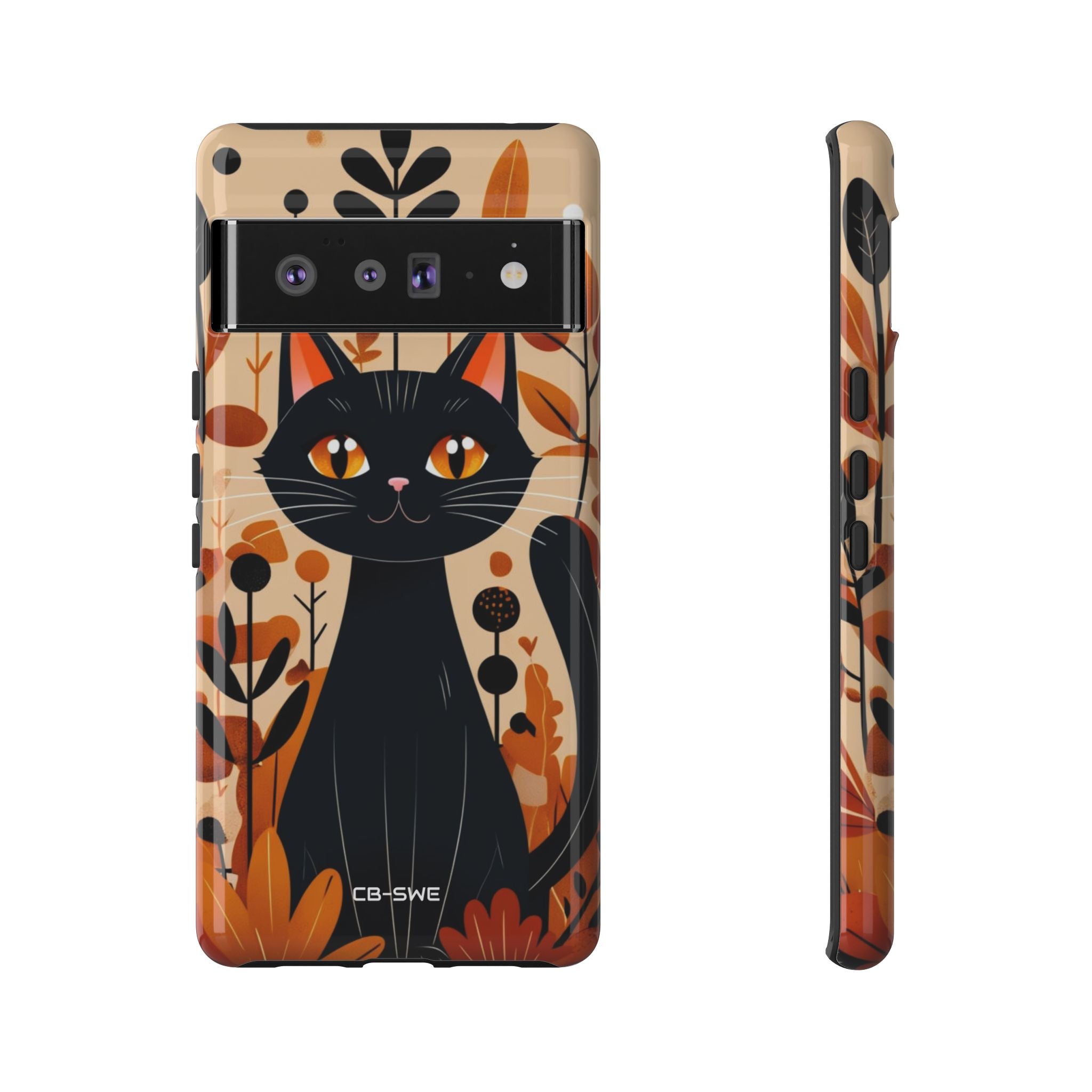 Autumnal Cat Whimsy - Google Pixel Case