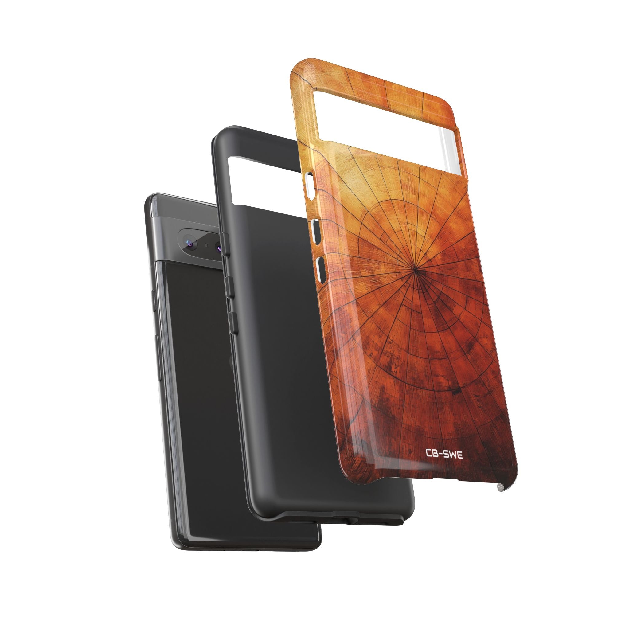 Warm Wood Swirls - Google Pixel Case