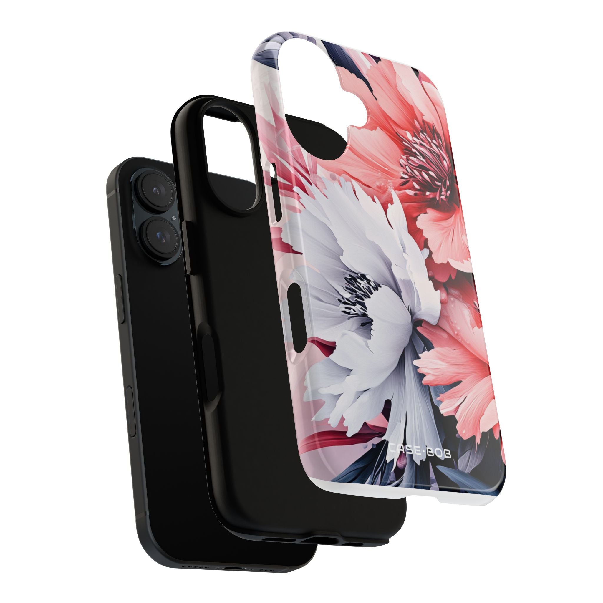 Coral Bloom iPhone 16 Case - Tough