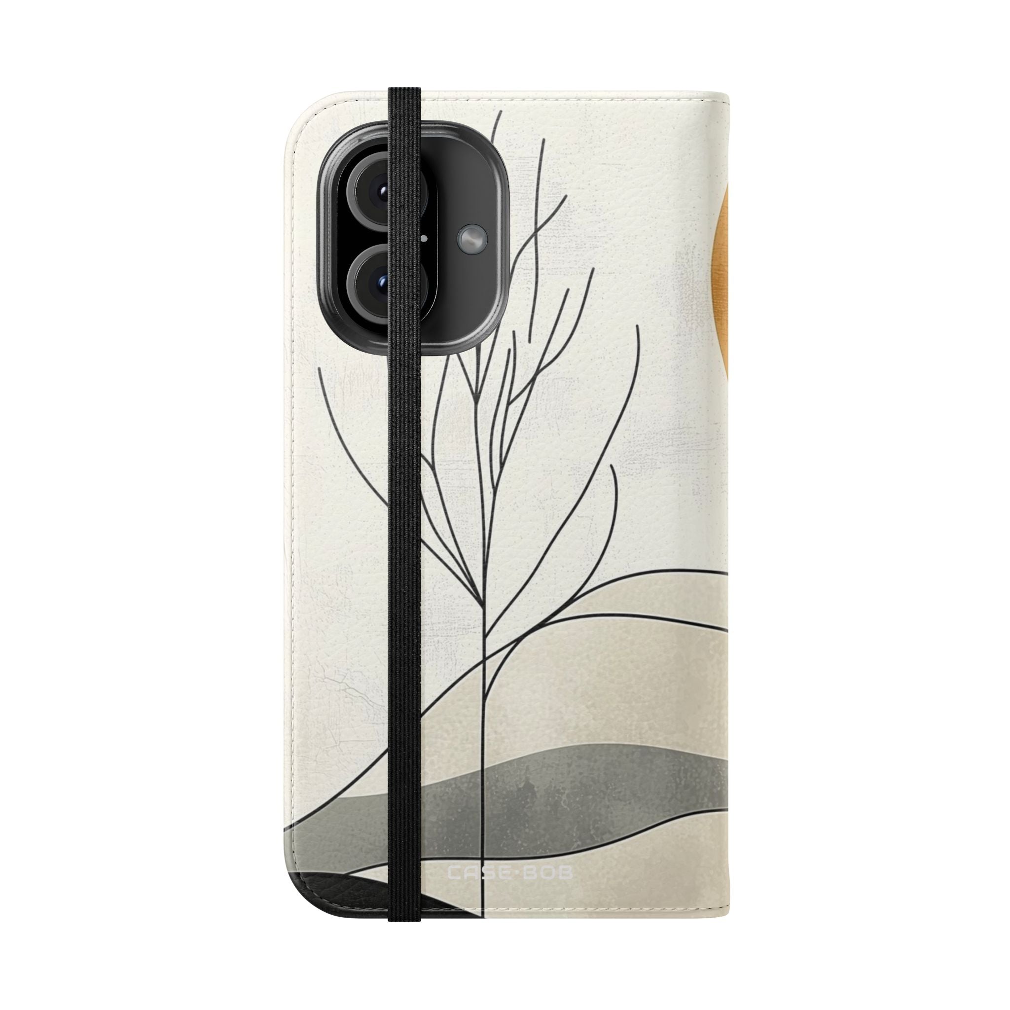 Orange Eclipse Trees - iPhone 16 Case - Wallet