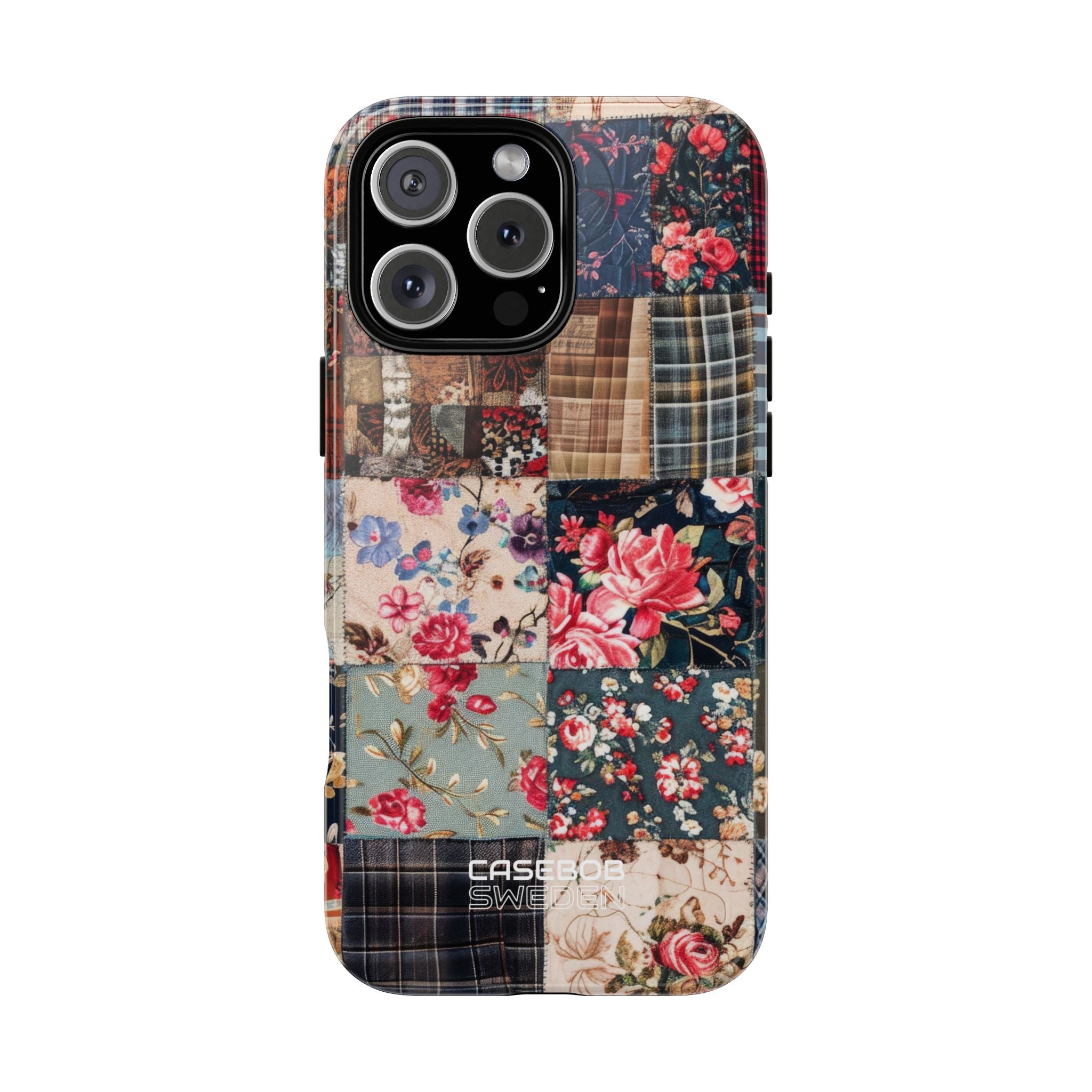 Patchwork Floral Quilt iPhone 16 - Tough