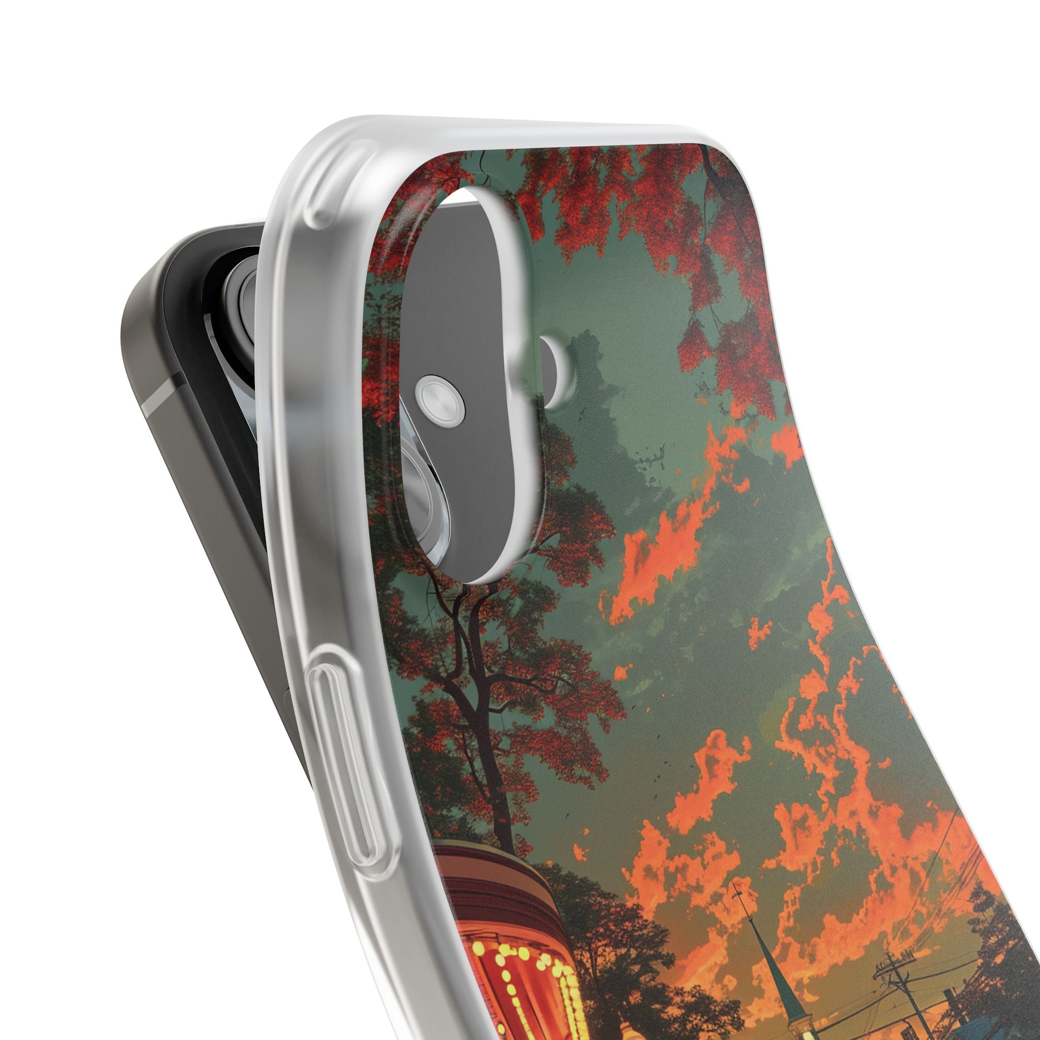Crimson Classic iPhone 16 Case - Soft