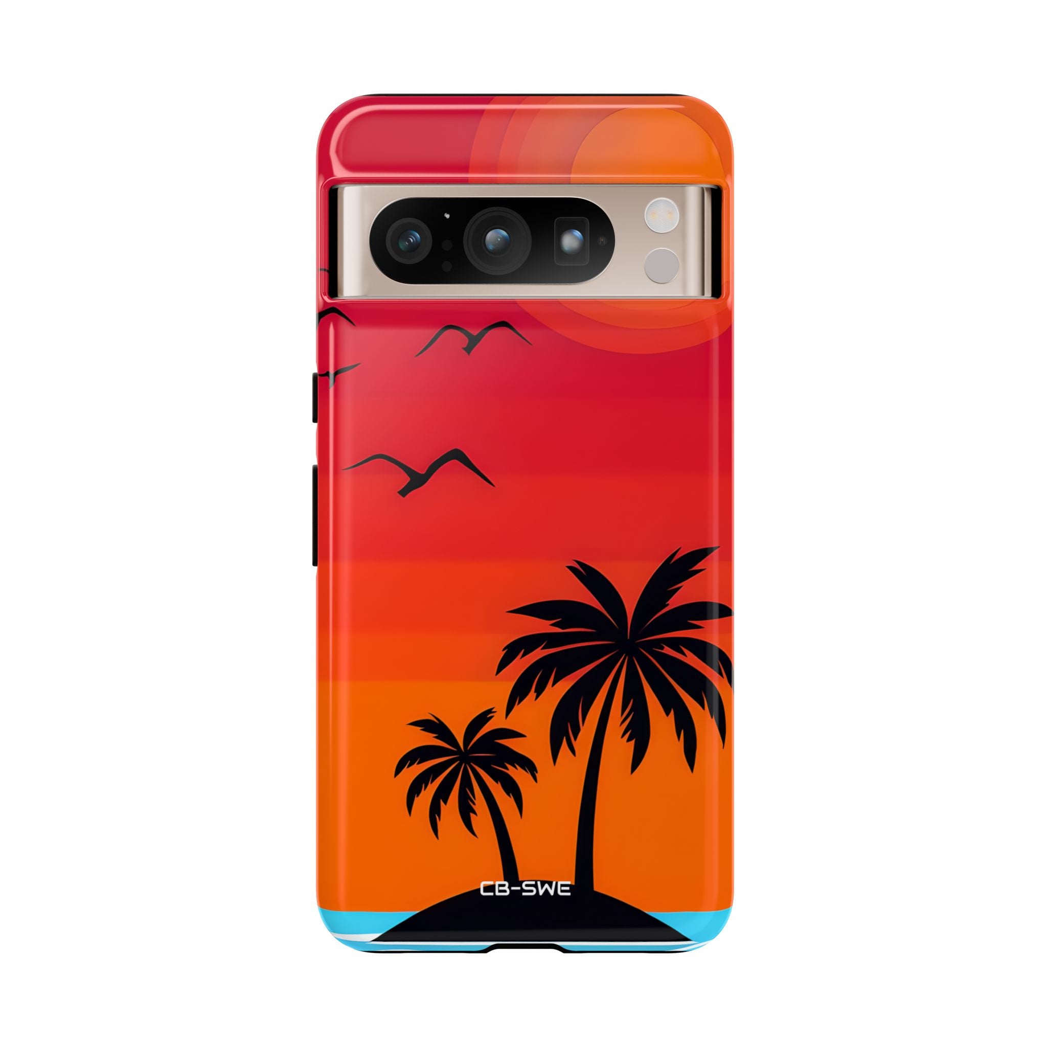 Summer Sunset Silhouettes - Google Pixel Case