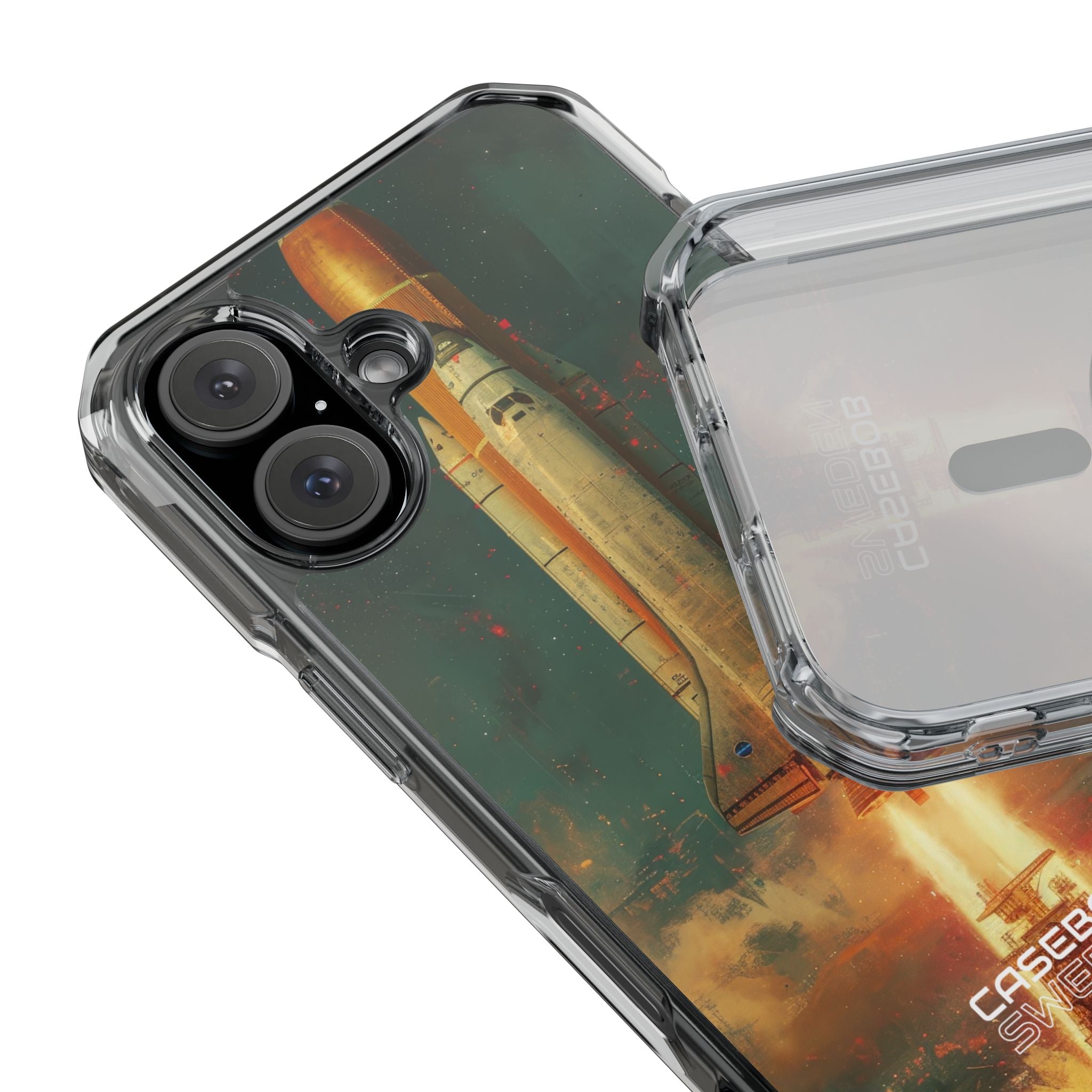 Cosmic Shuttle Ascent iPhone 16 - Impact Clear+