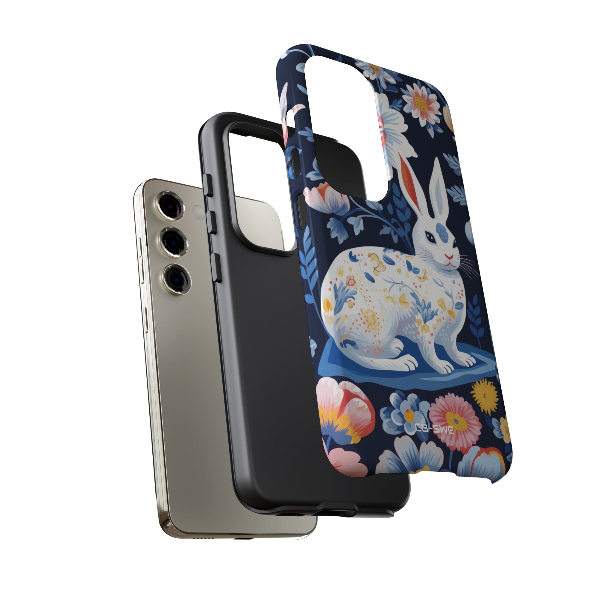 Floral Rabbit Dances - Samsung Case