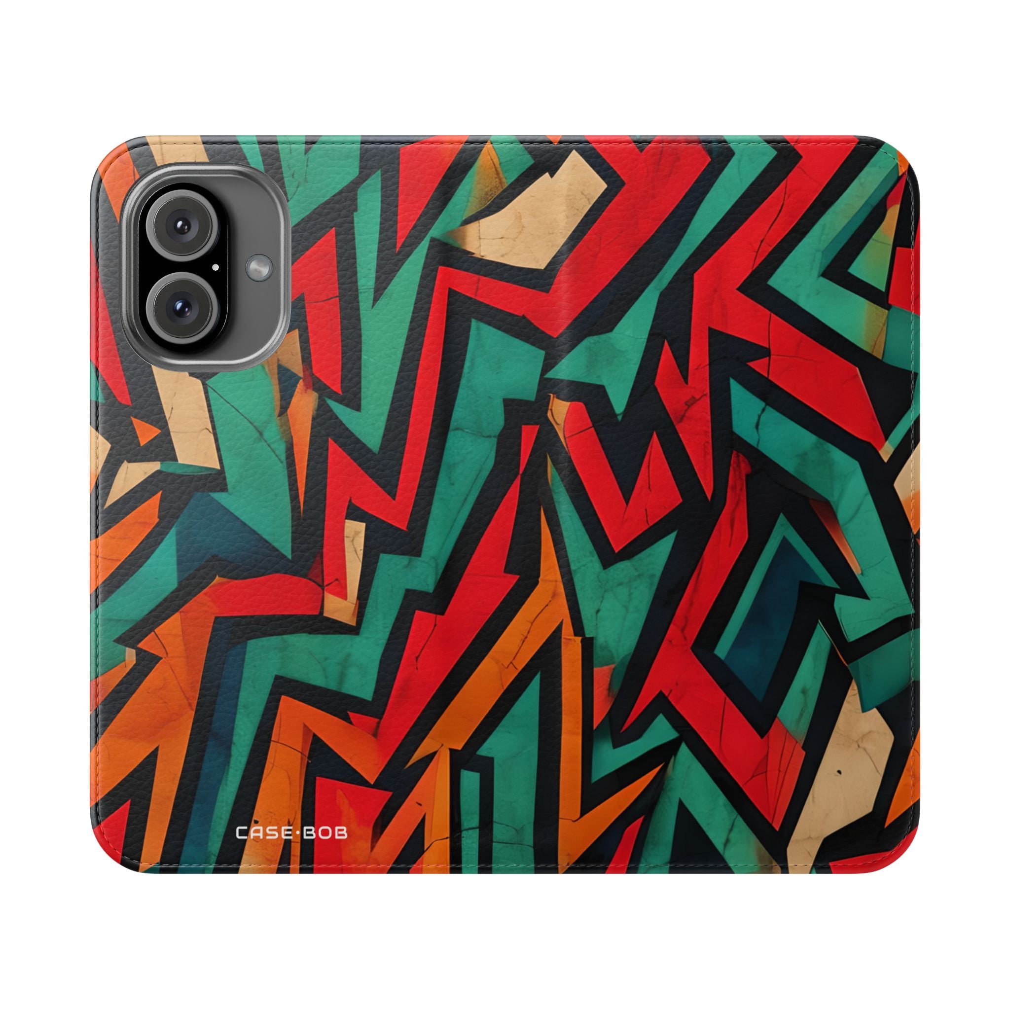 Jagged Flame - iPhone 16 Case - Wallet