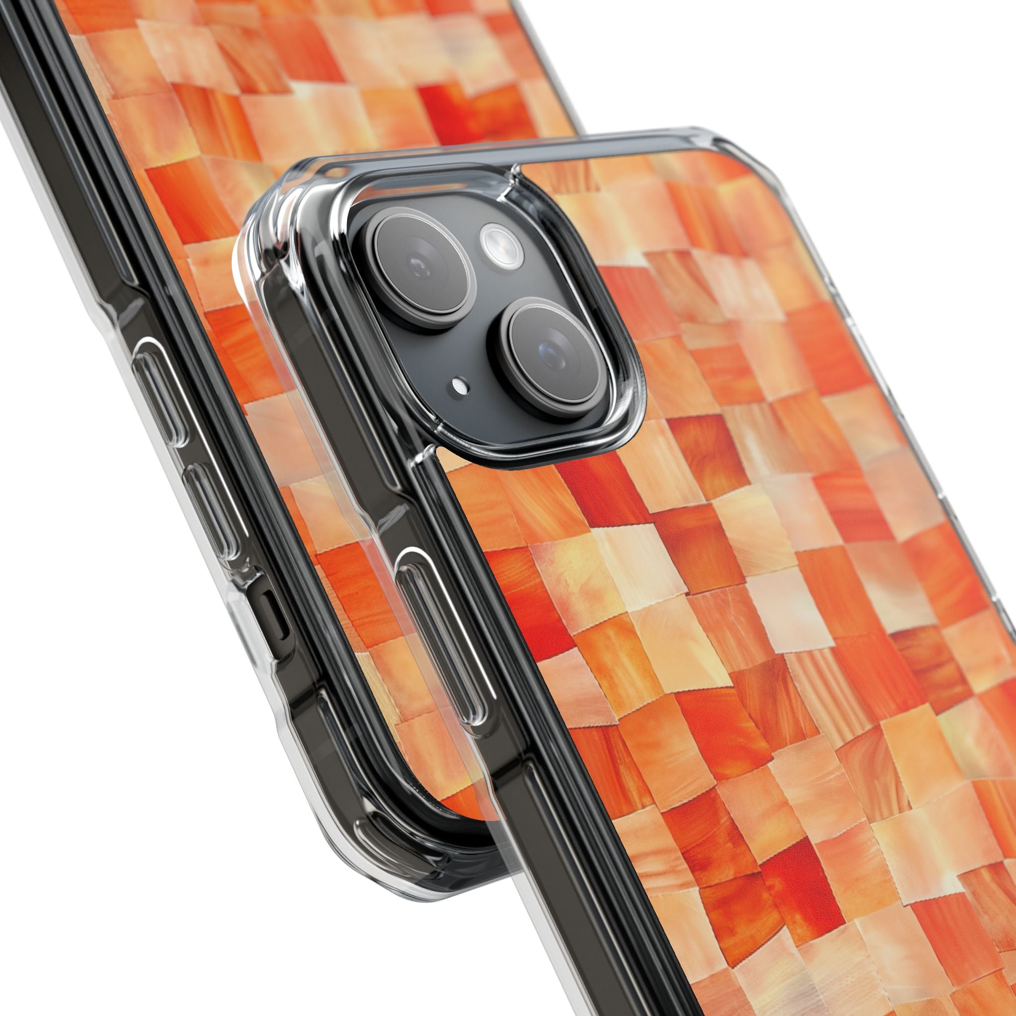 Vibrant Mosaic Tapestry iPhone 15 - Impact Clear+