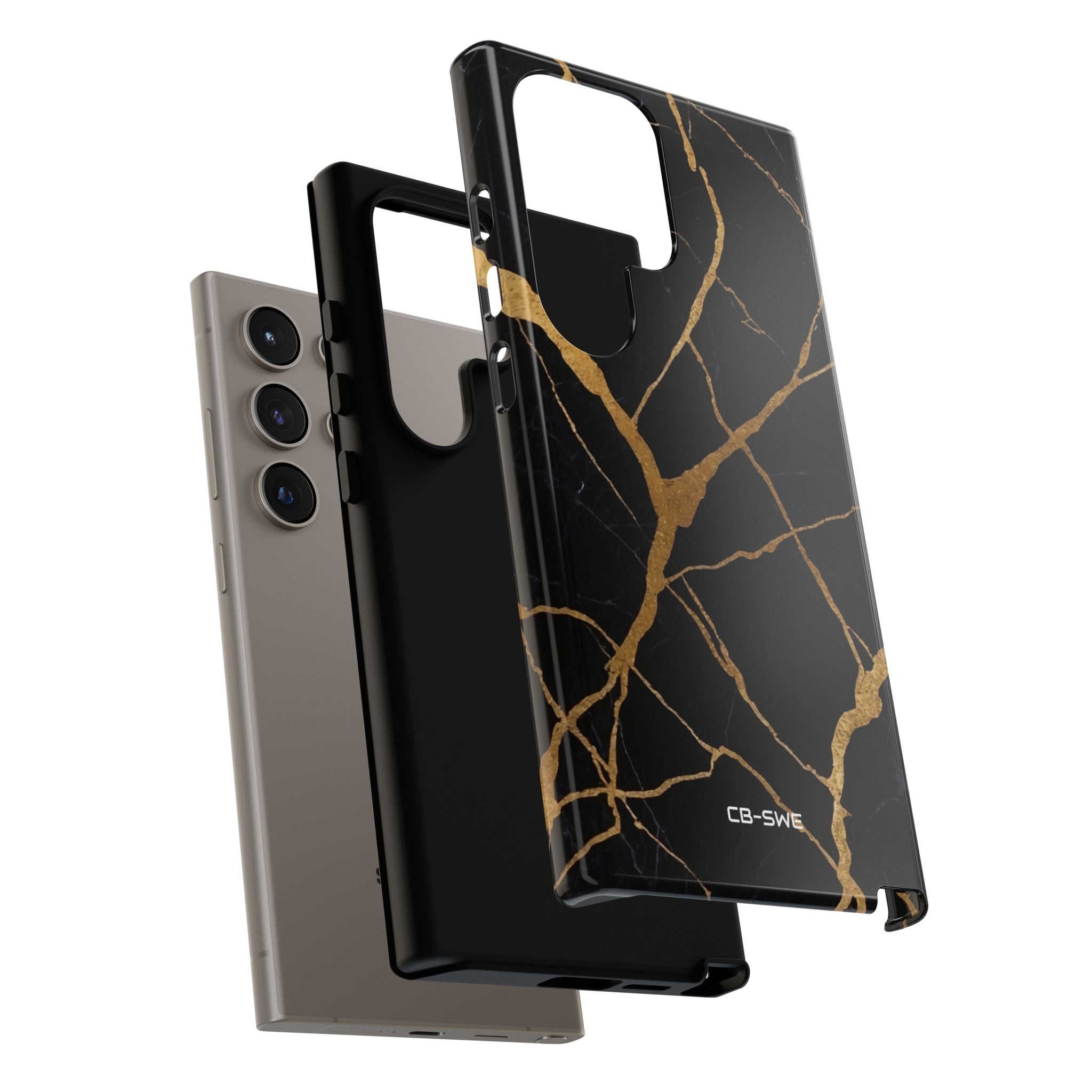 Golden Veins Twist - Samsung Case