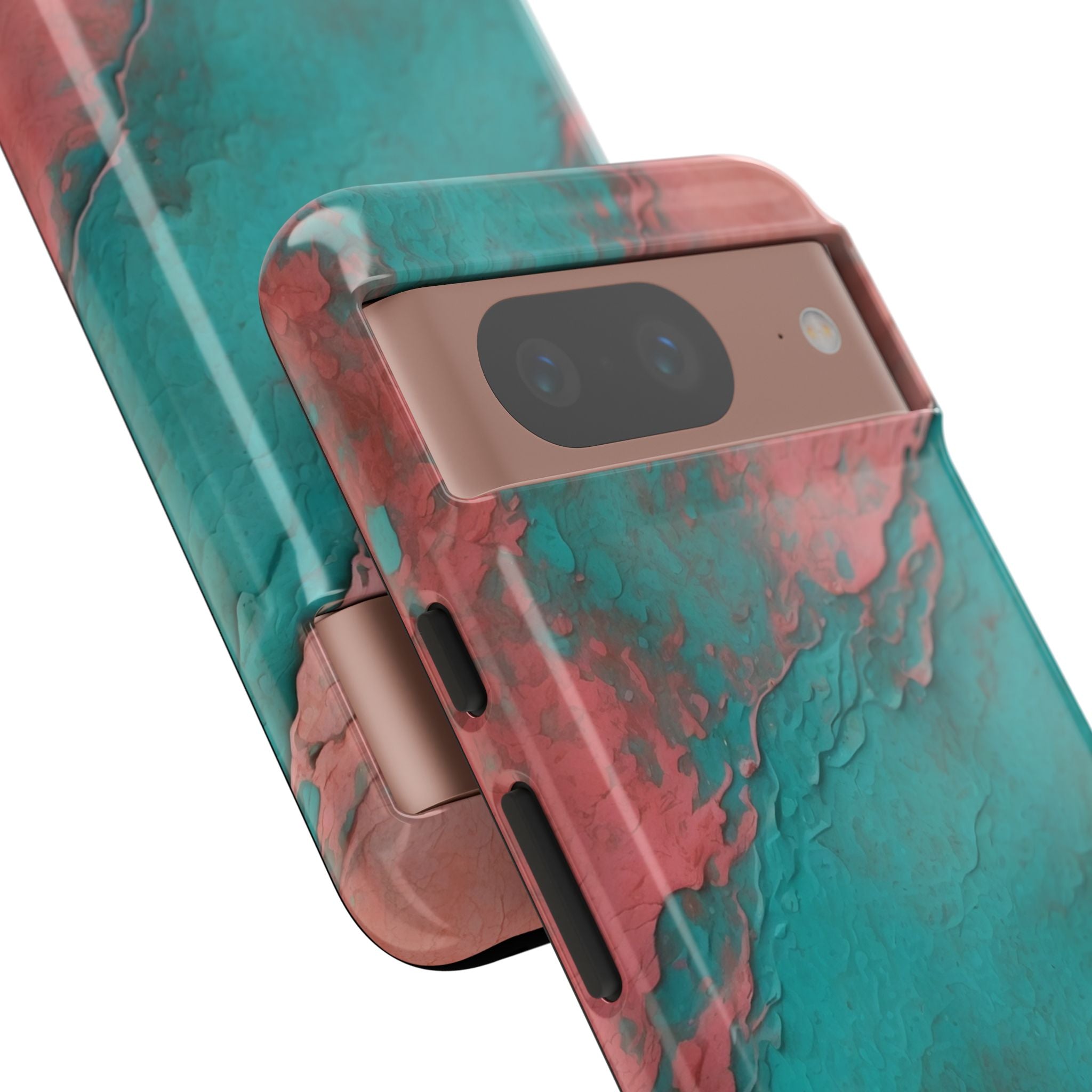 Turbulent Coral Flow - Google Pixel Case