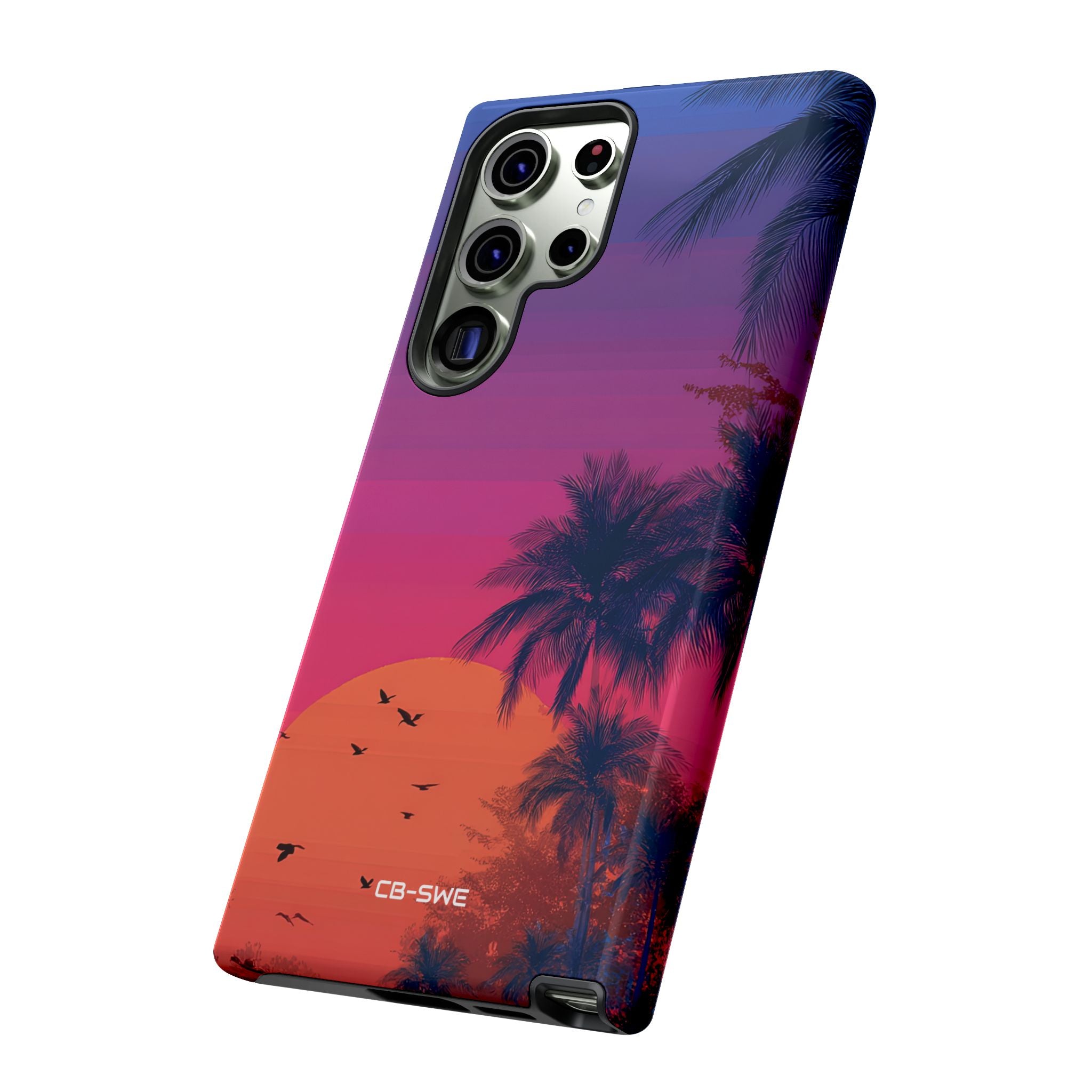 Tropical Sunset Silhouettes - Samsung Case