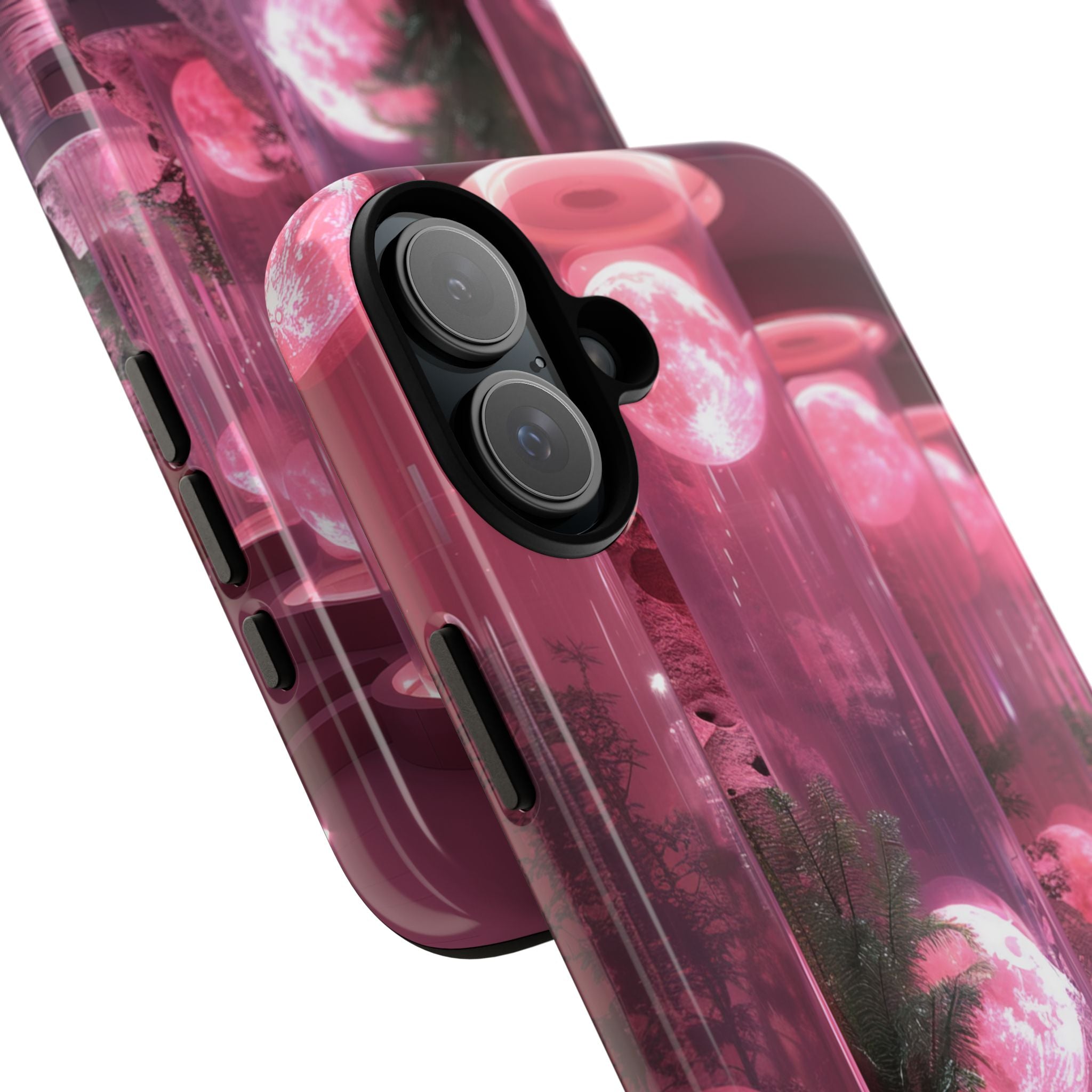 Futuristic Moon Garden iPhone 16 - Tough