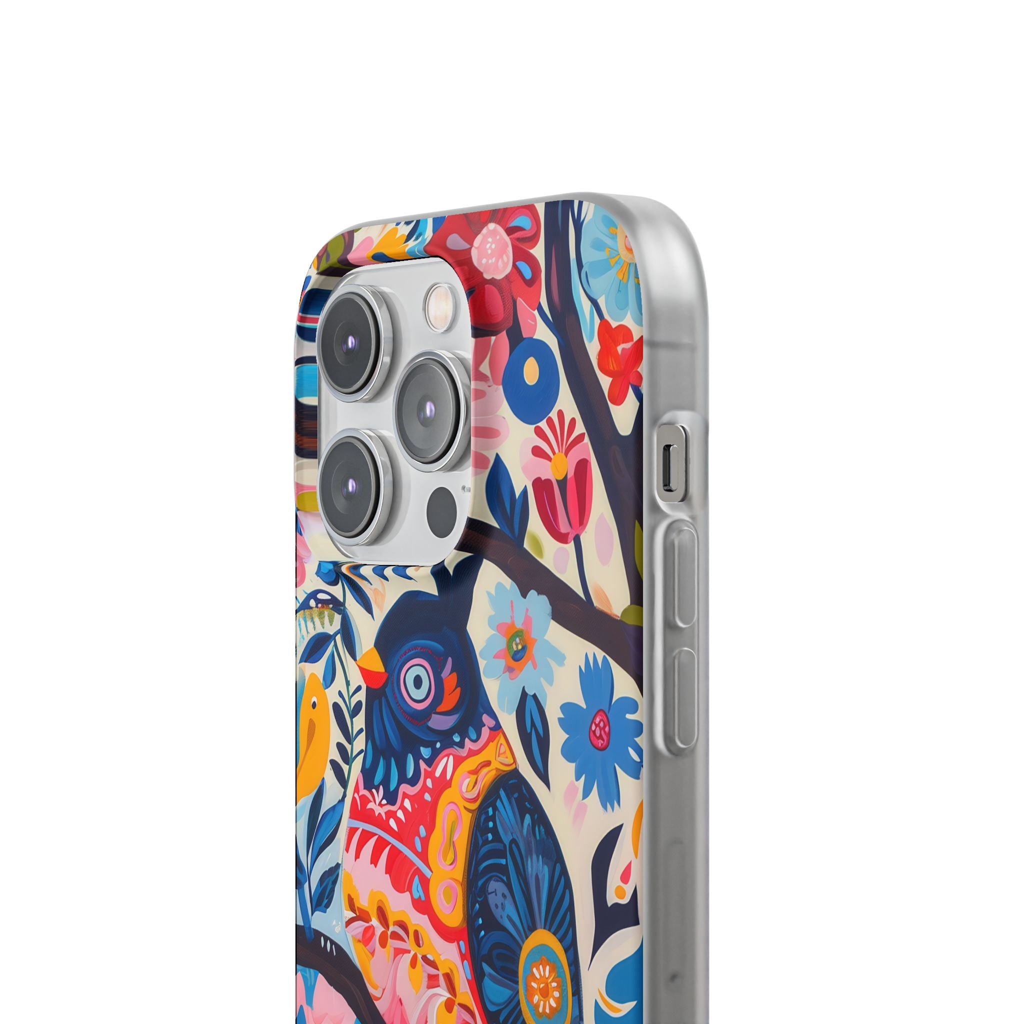 Owl Bloom iPhone 14 Pro Case - Soft