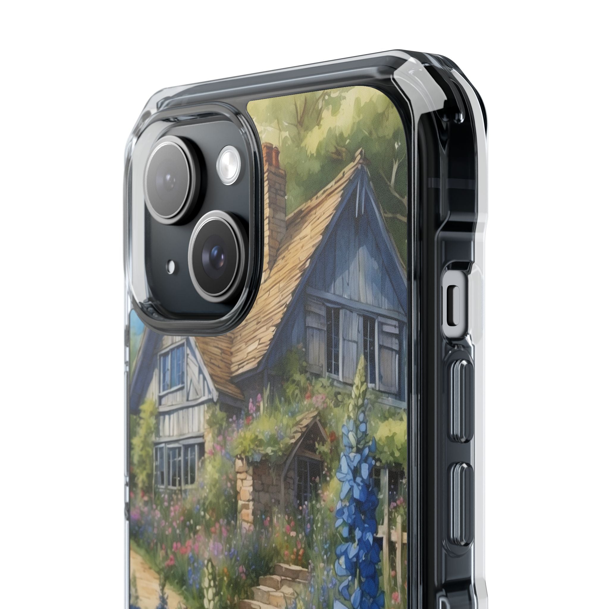 Cottage Surrounded Blossoms iPhone Case - Impact