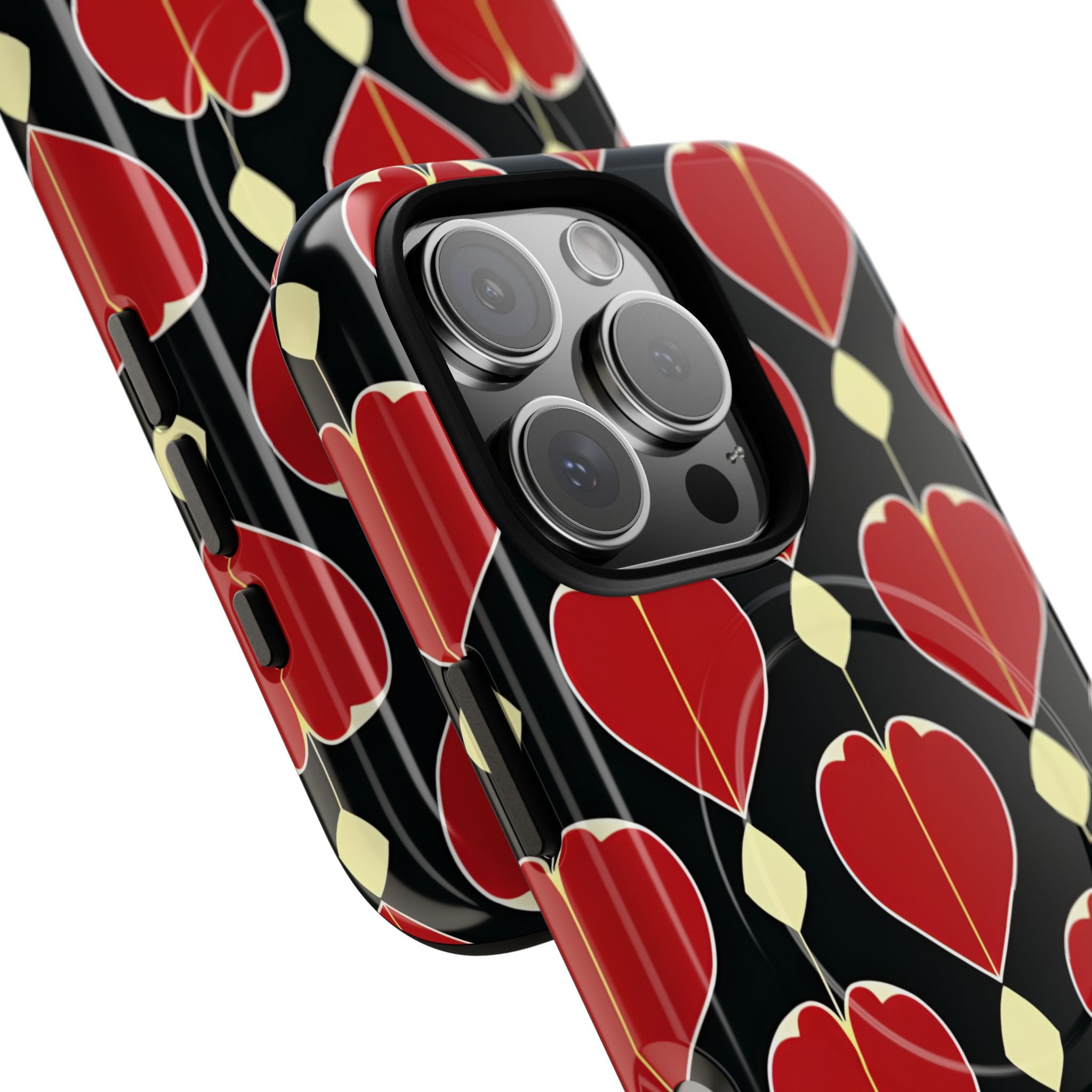 Symmetrical Heart Shape Seamless Colors iPhone 16 - Tough+