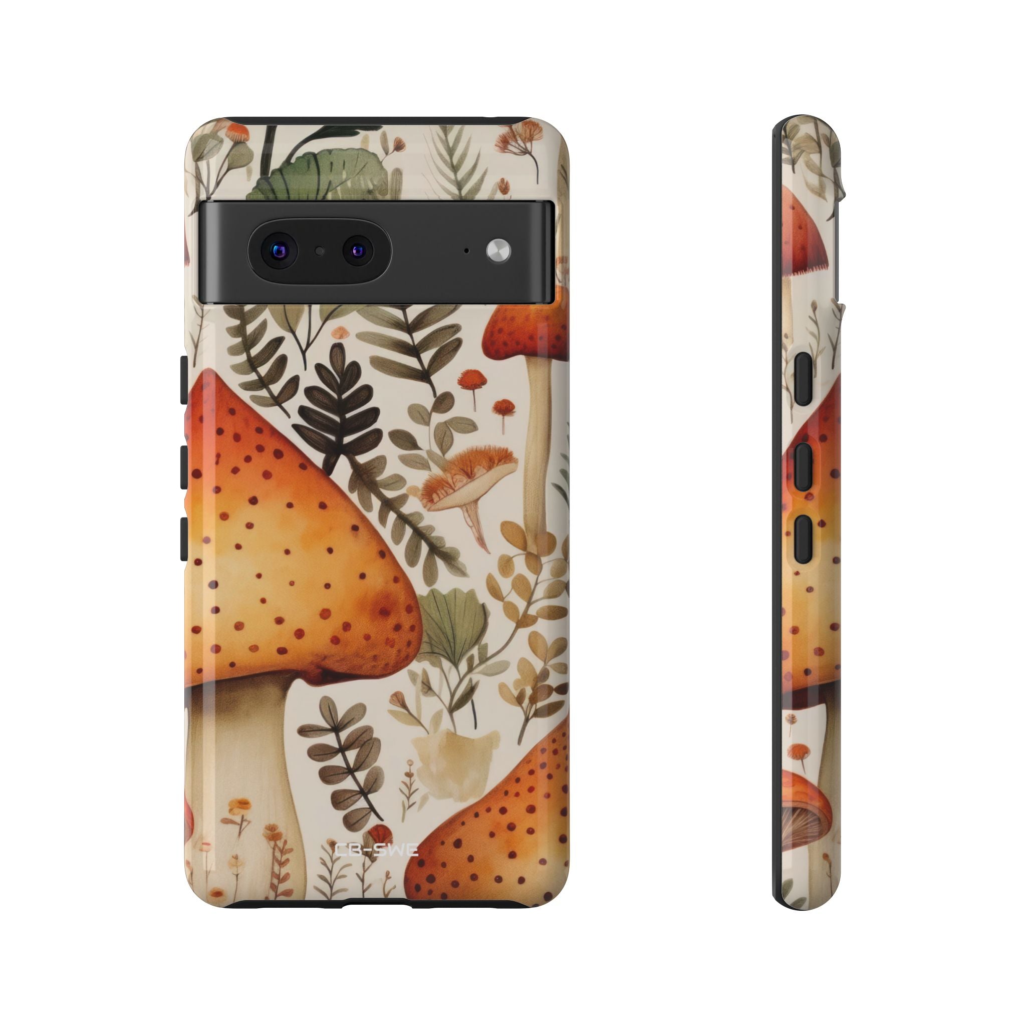 Mushrooms Sprout Cheerfully - Google Pixel Case