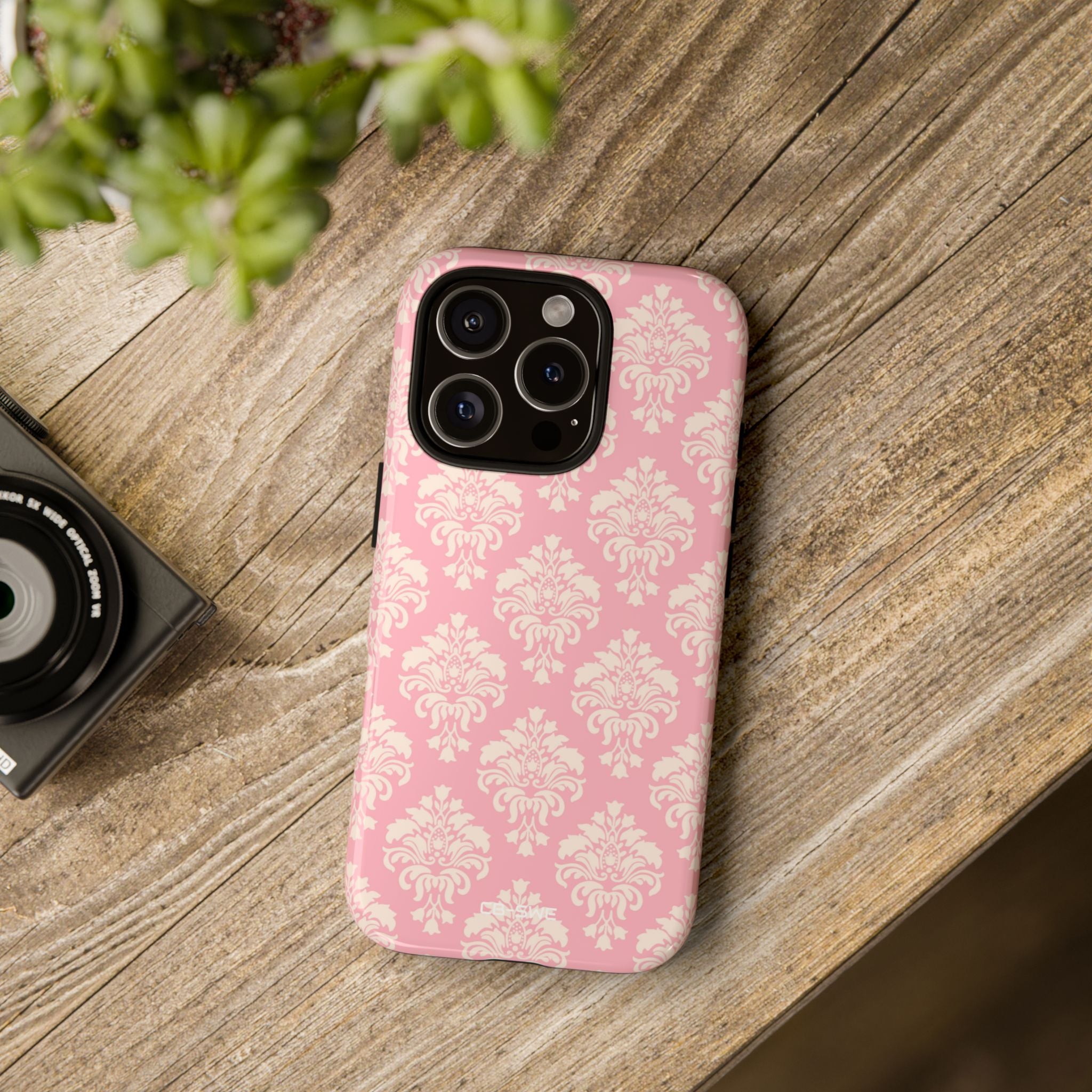 Pastel Damask Elegance - iPhone Case