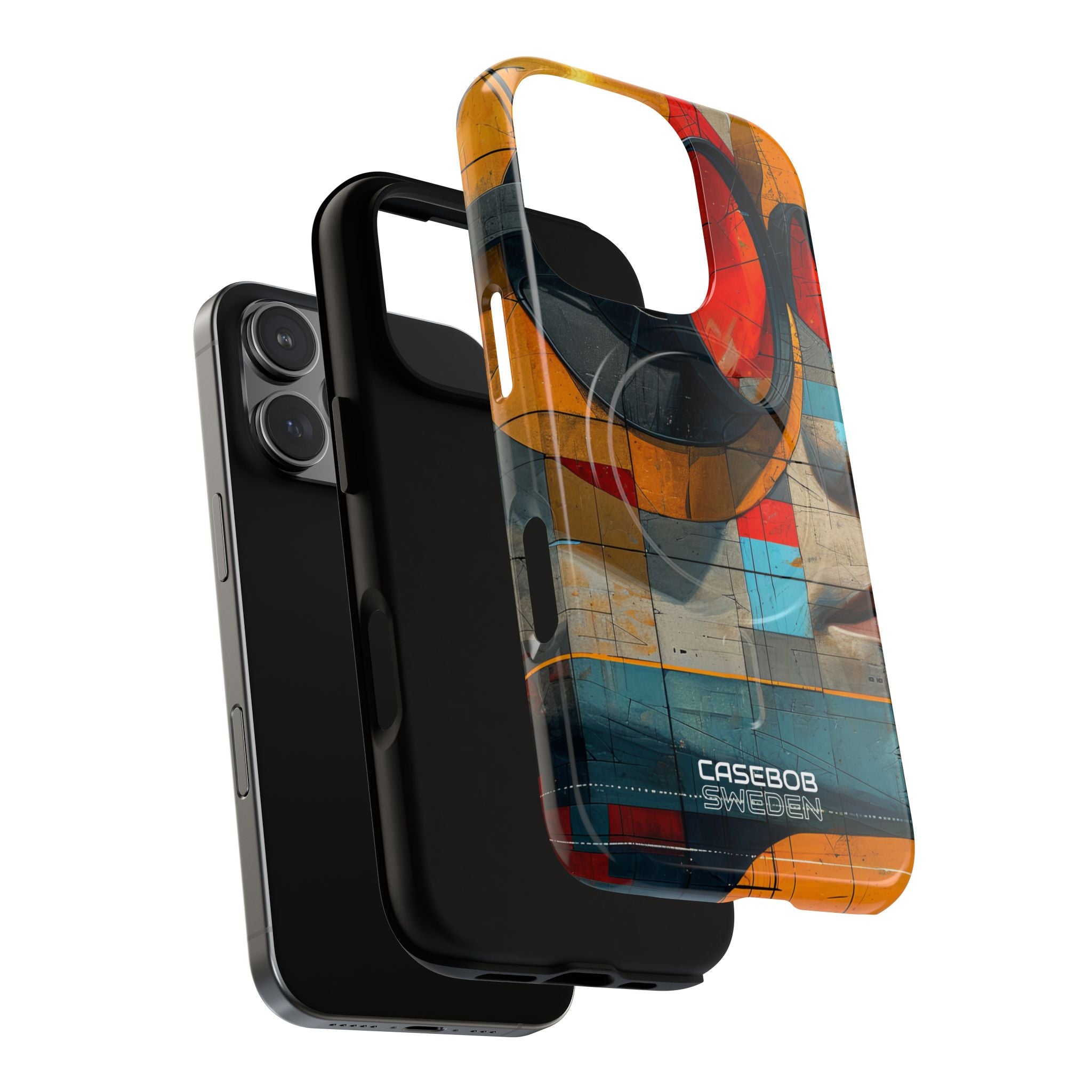 Futuristic Cubist Visions iPhone 16 - Tough+